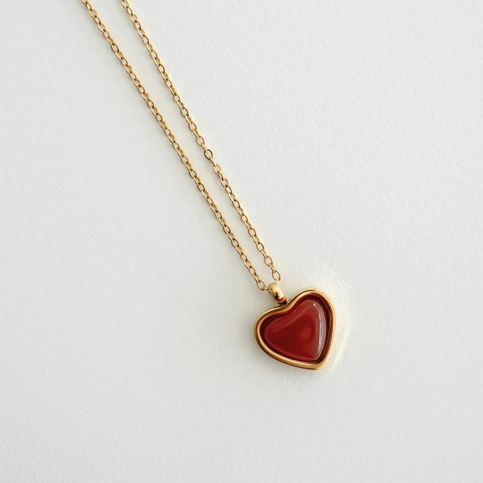 Pinot Heart Necklace - Gold