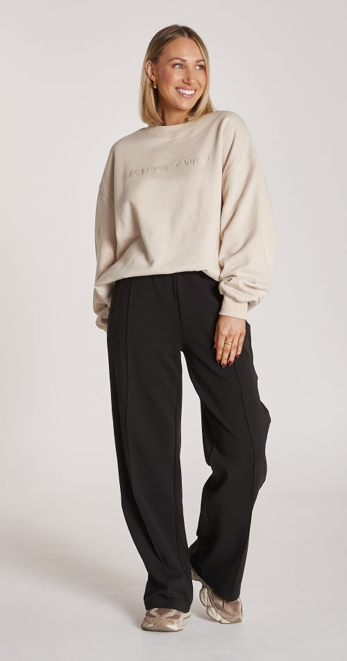 Feather & Noise-Noah Wide Leg Pant - Black- Sorella Store - Sorella Store