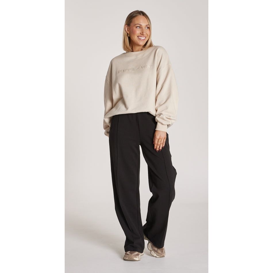 Noah Wide Leg Pant - Black