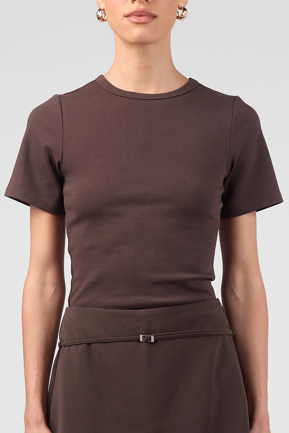 Cotton Tee - Choc