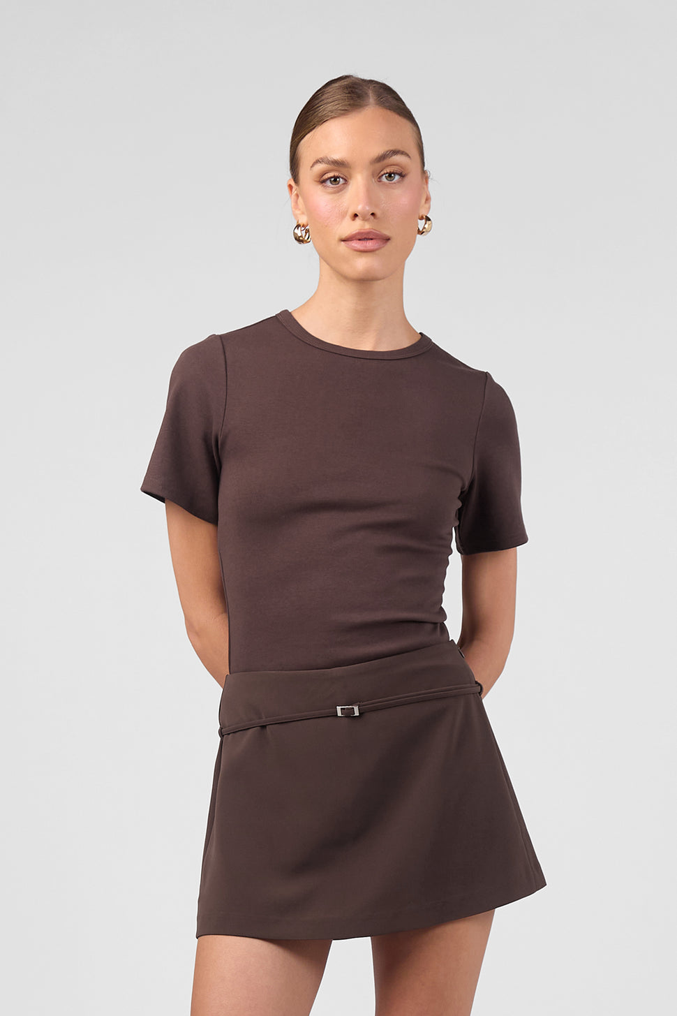 Cotton Tee - Choc