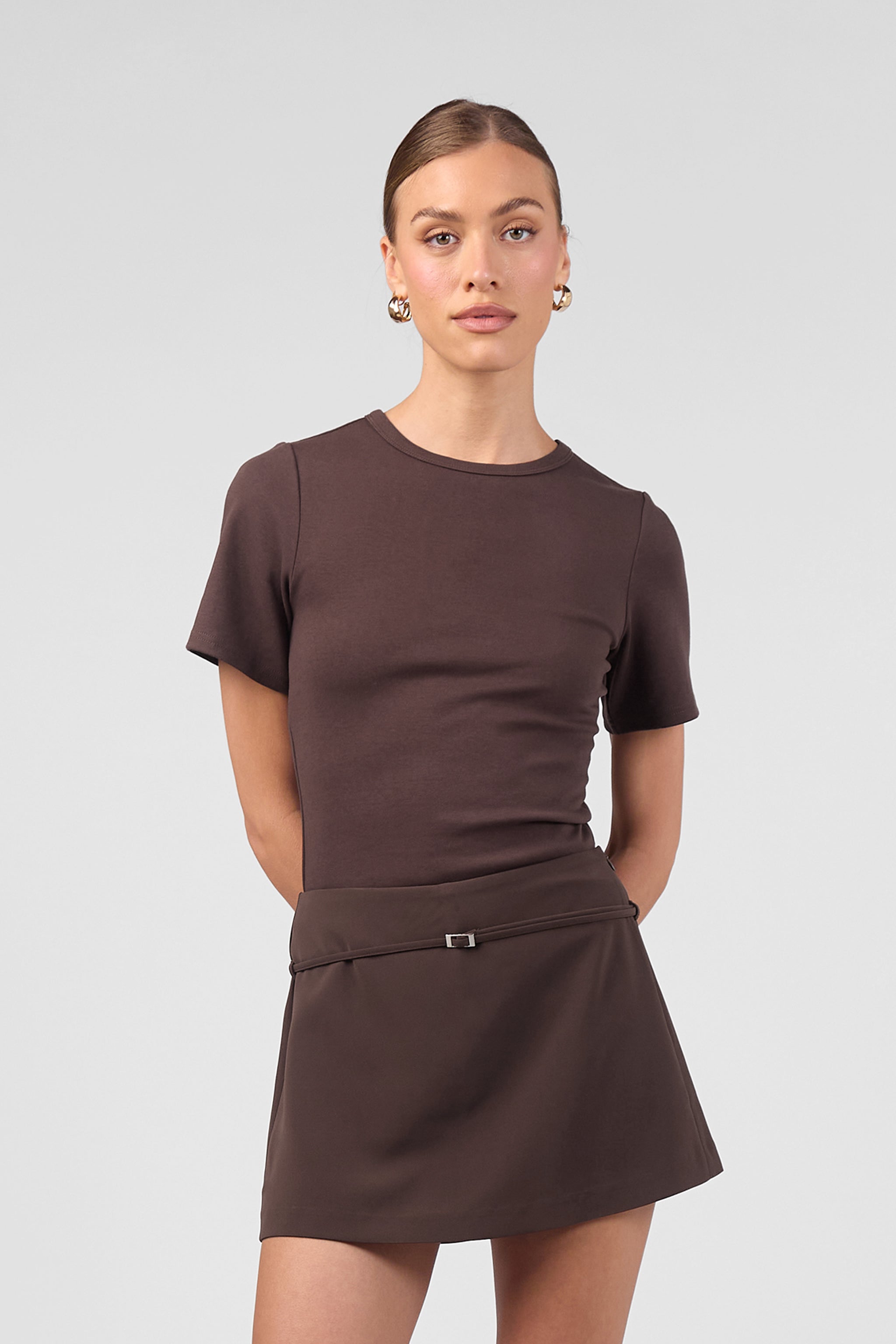 Cotton Tee - Choc