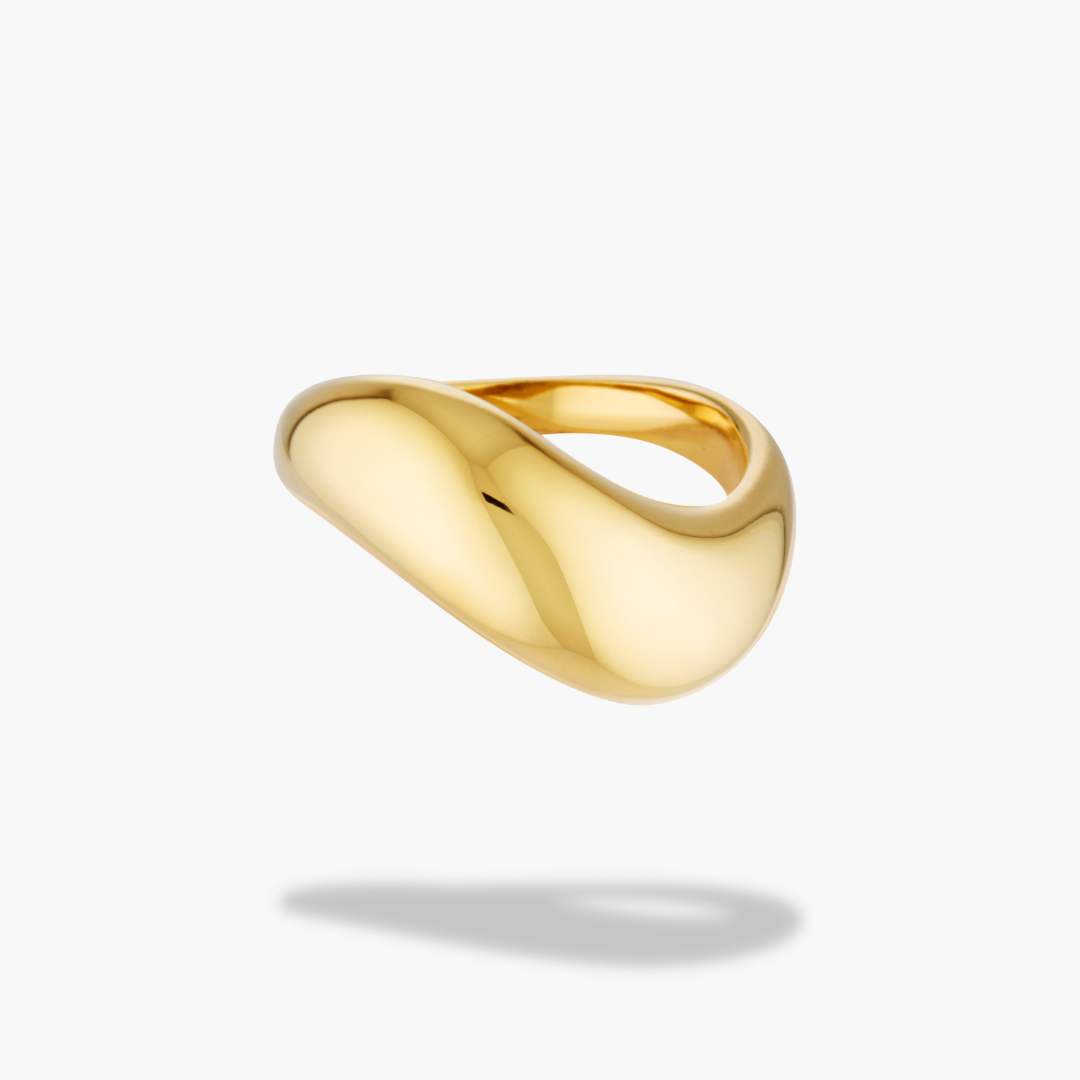 Bronte Wave Ring - Gold