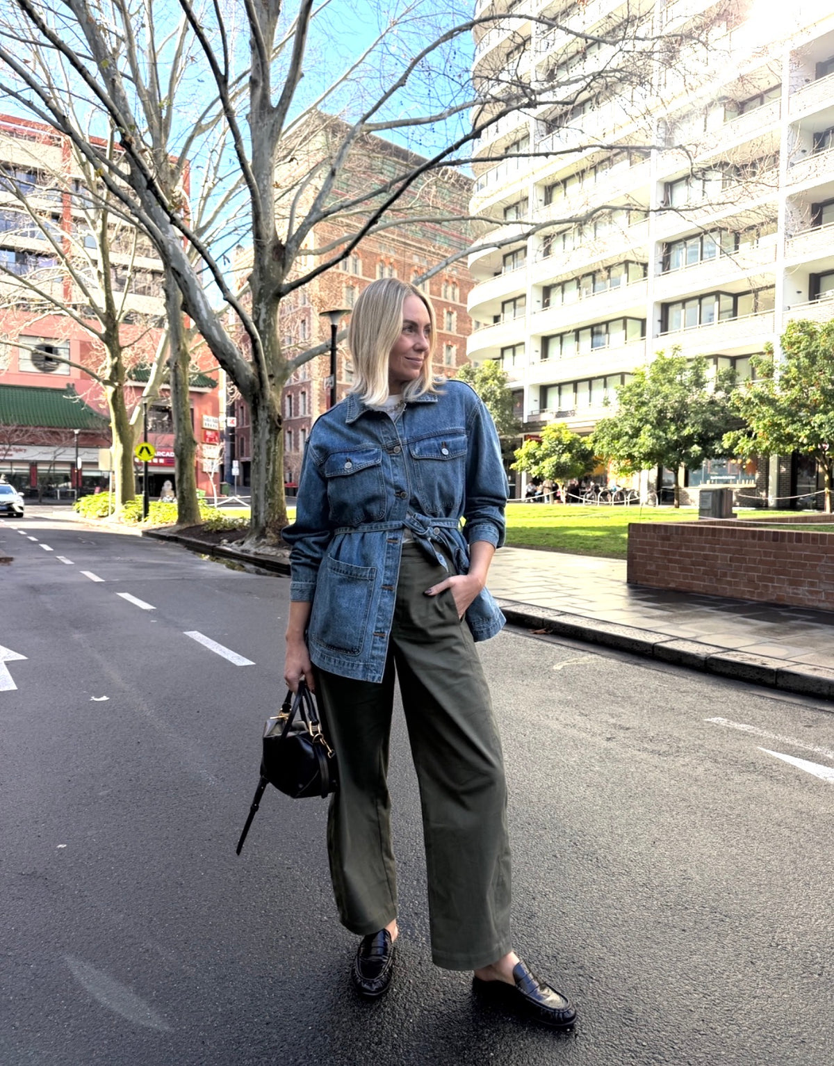 Feather & Noise Charlie Barrel Pant - Khaki