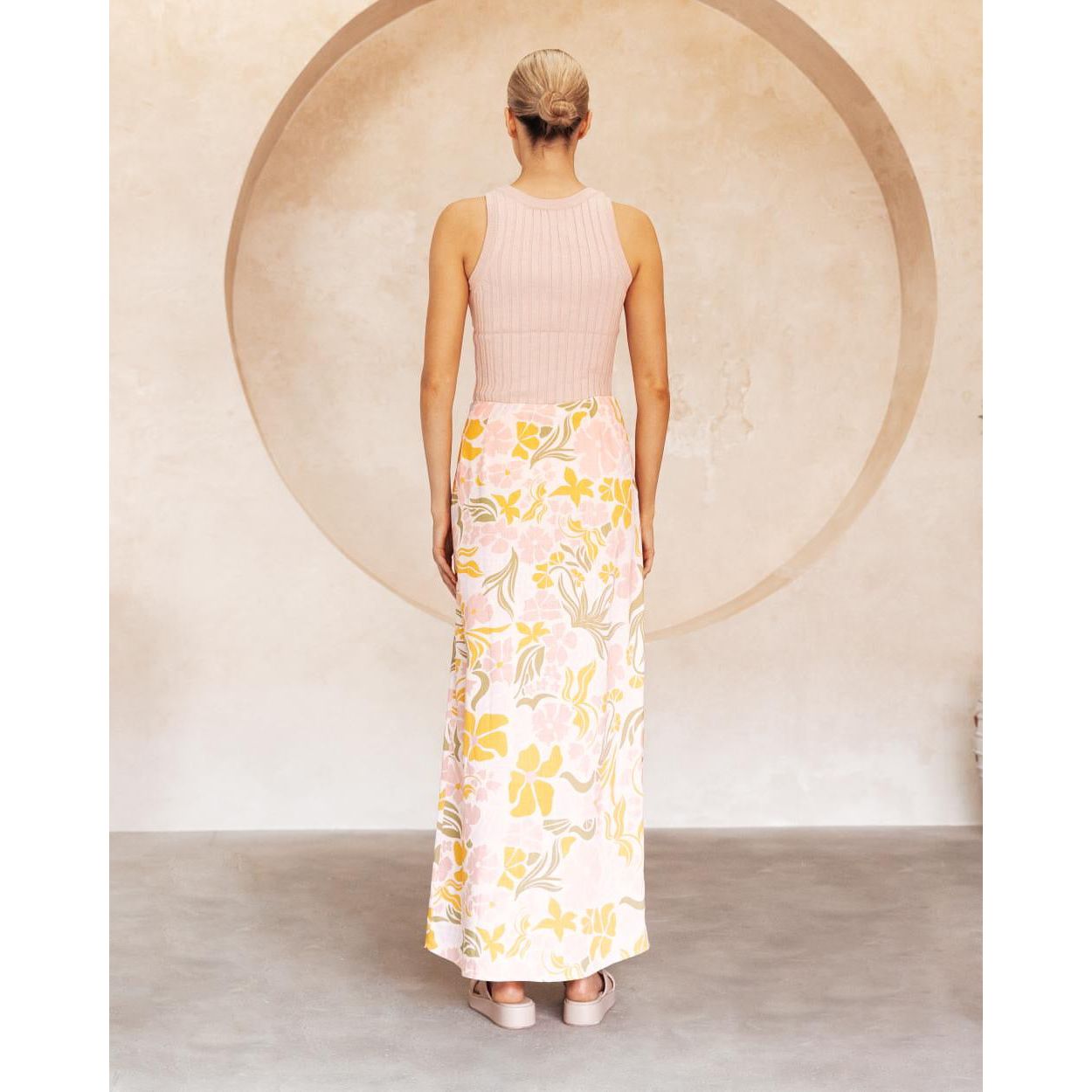 Alila Midi skirt- Floral Print
