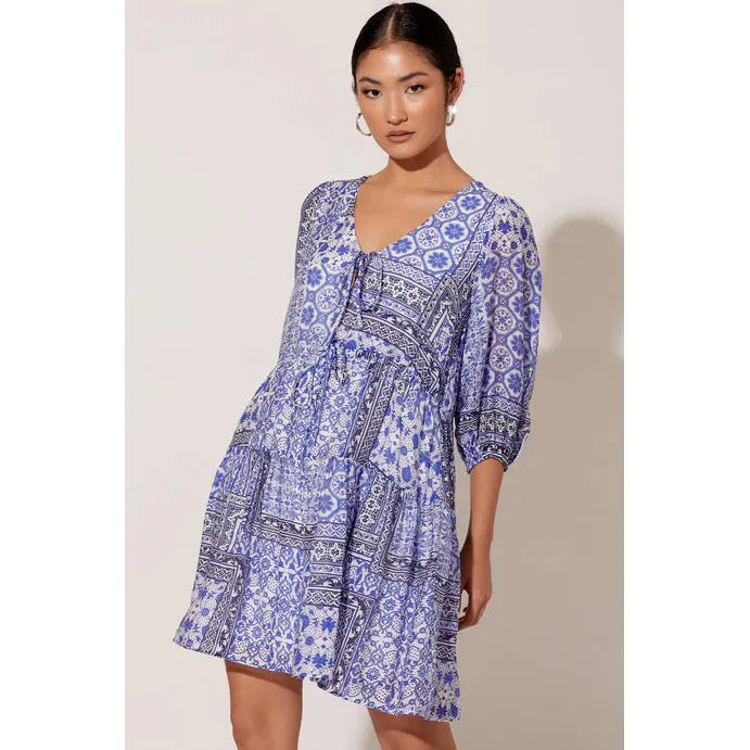 Flora Patchwork Dress - Print