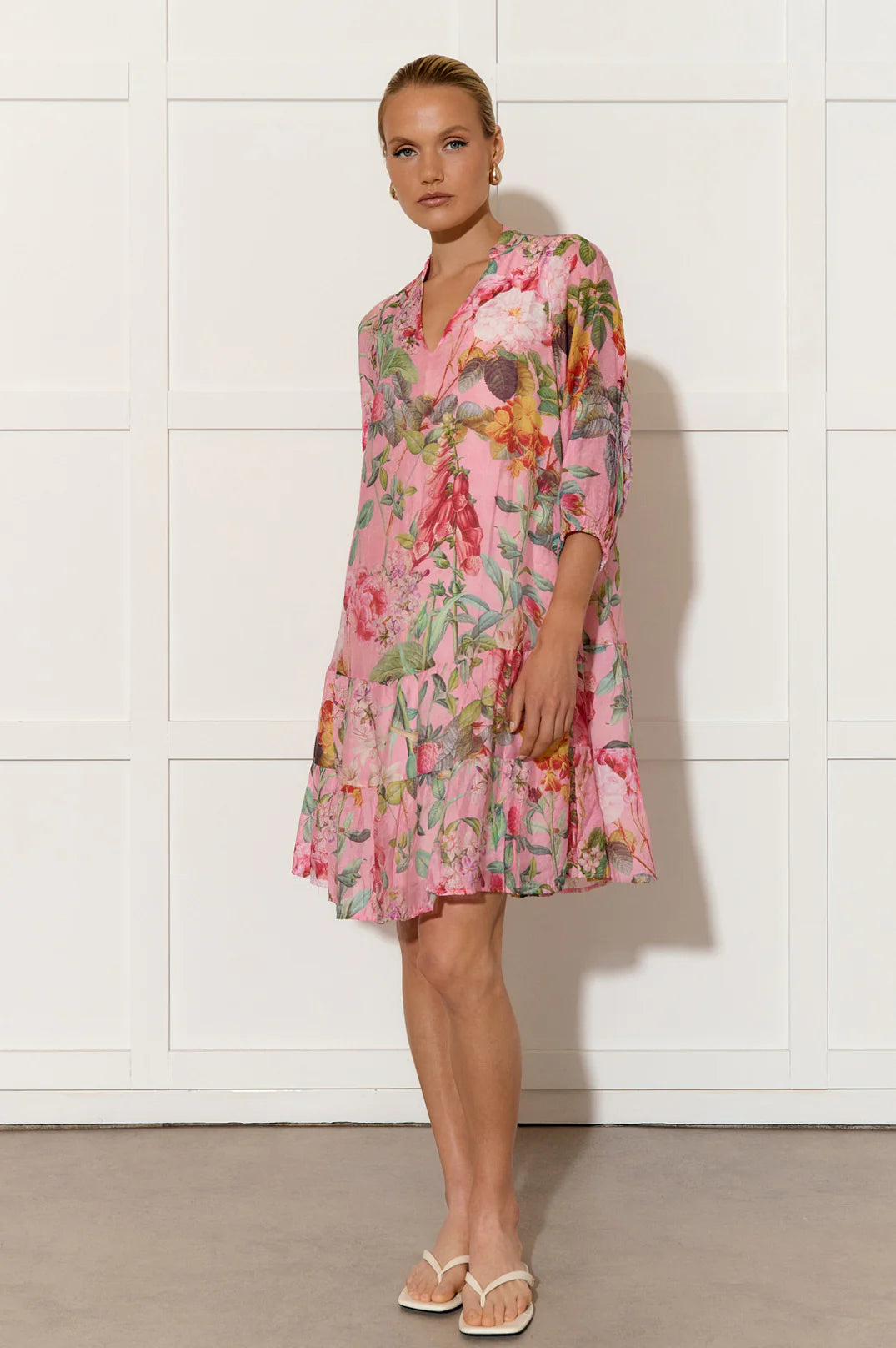 Mara Floral Tiered Dress