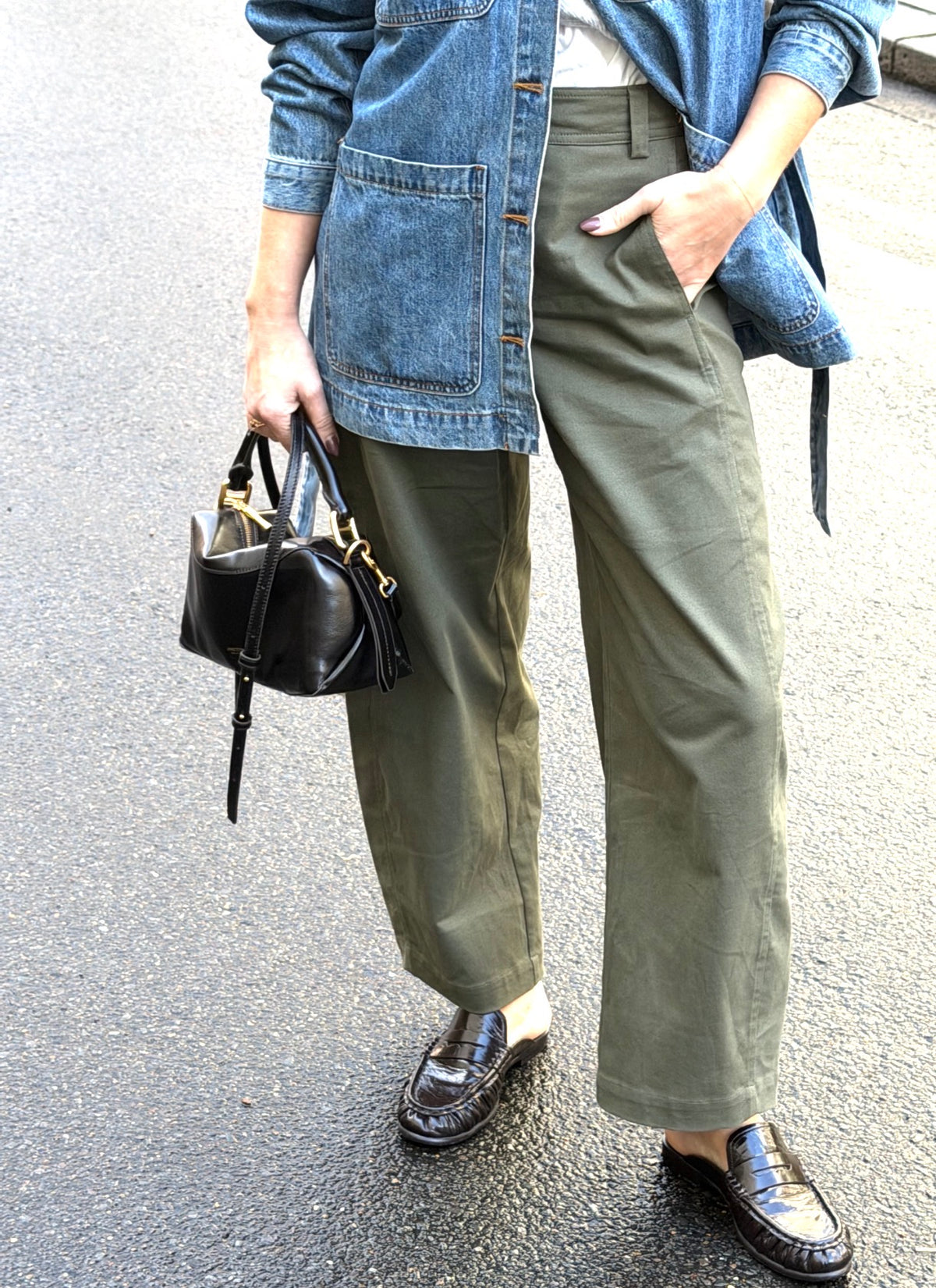 Feather & Noise Charlie Barrel Pant - Khaki