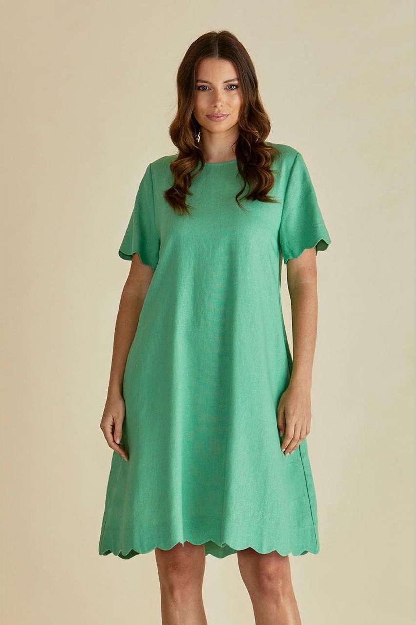 Dawn Shift Dress - Green