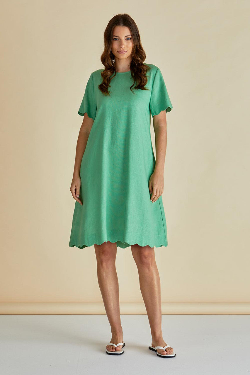 Dawn Shift Dress - Green