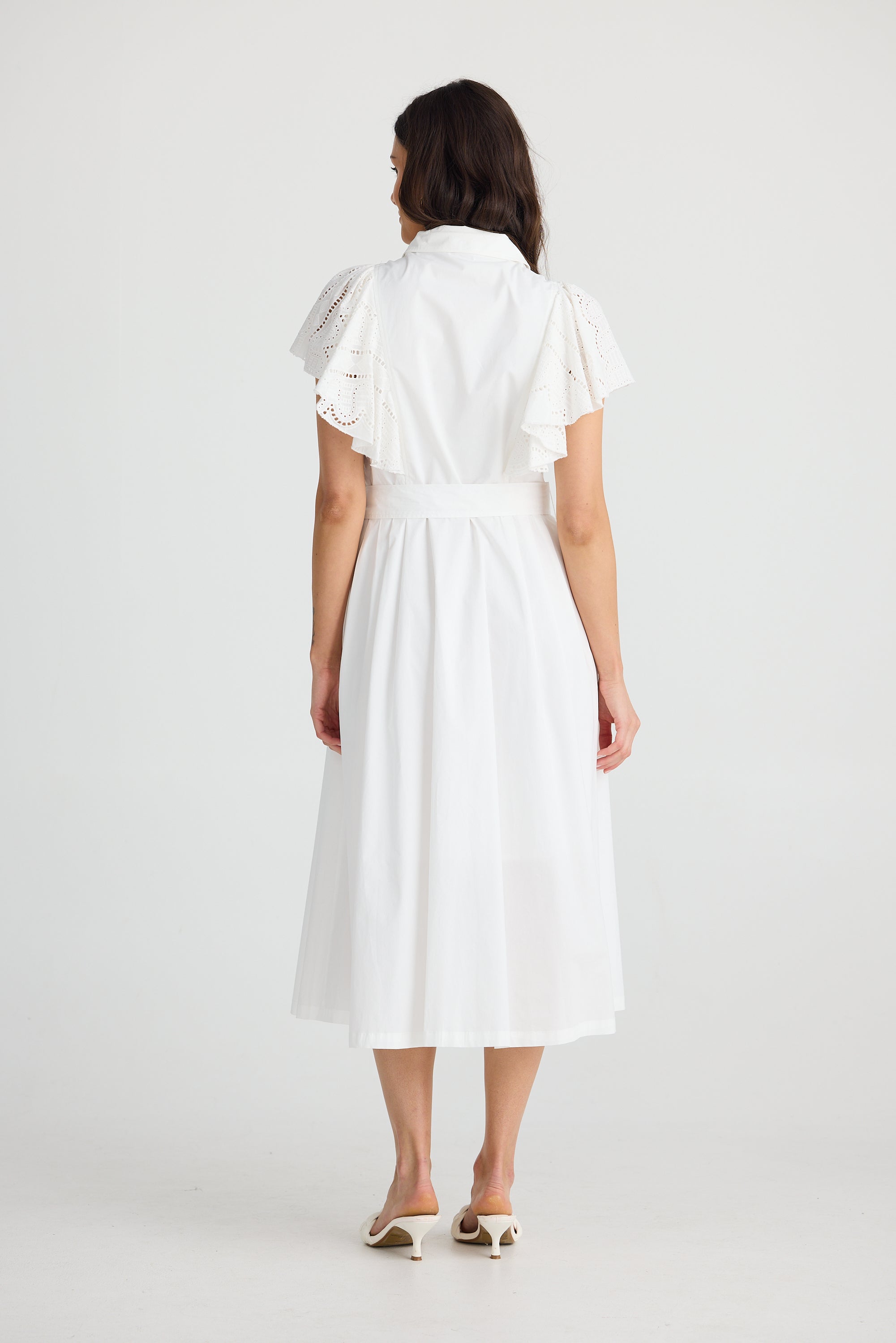 Marigold Dress - White