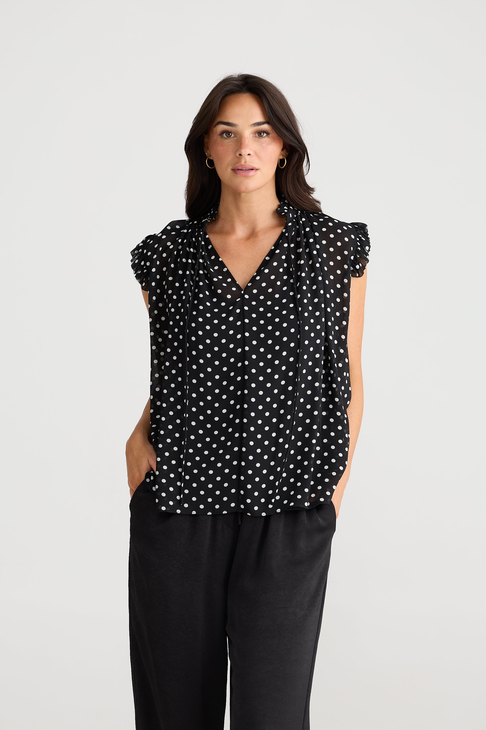 Broadway Top - Polka Dot