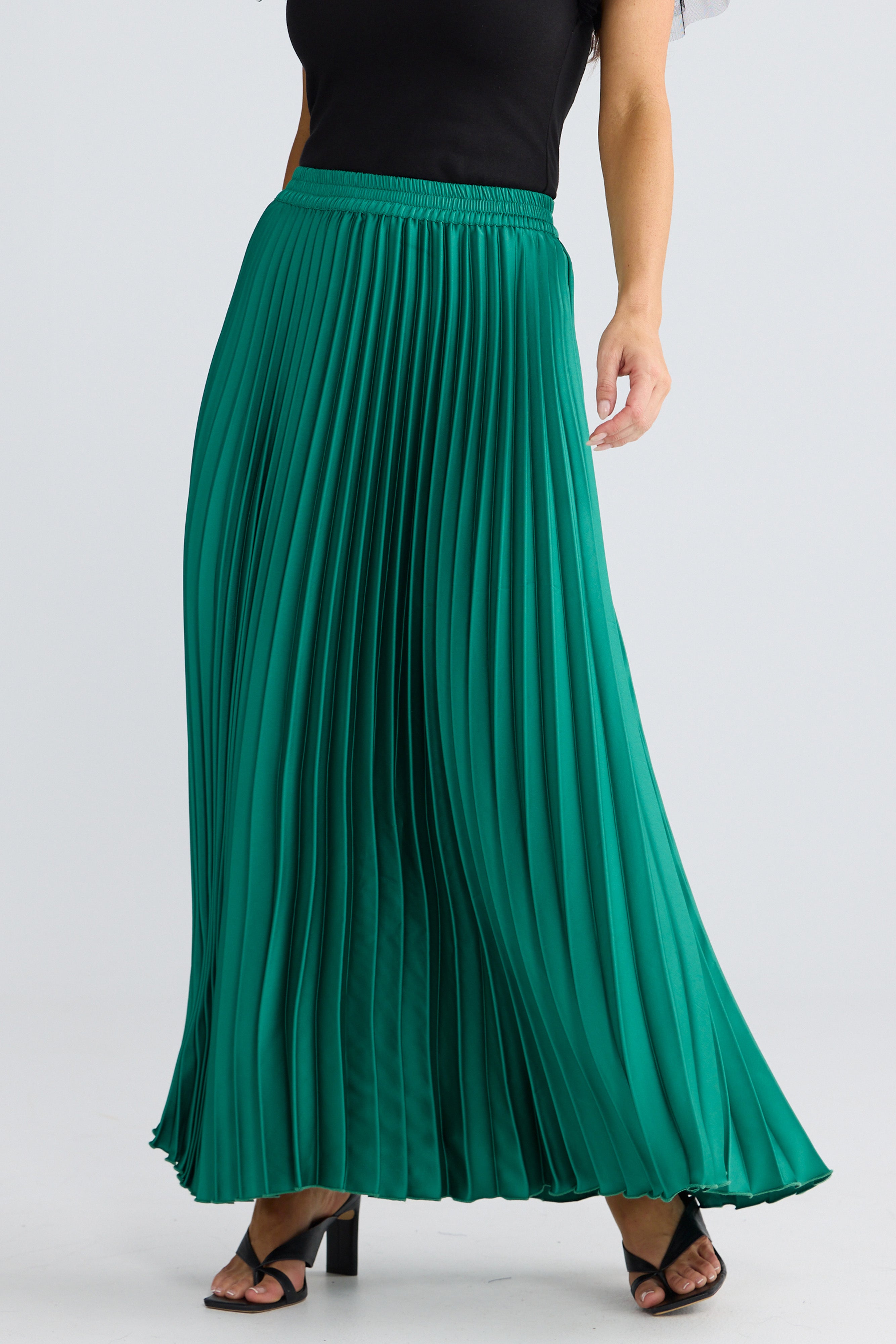 Alias Pleated Skirt - Jade