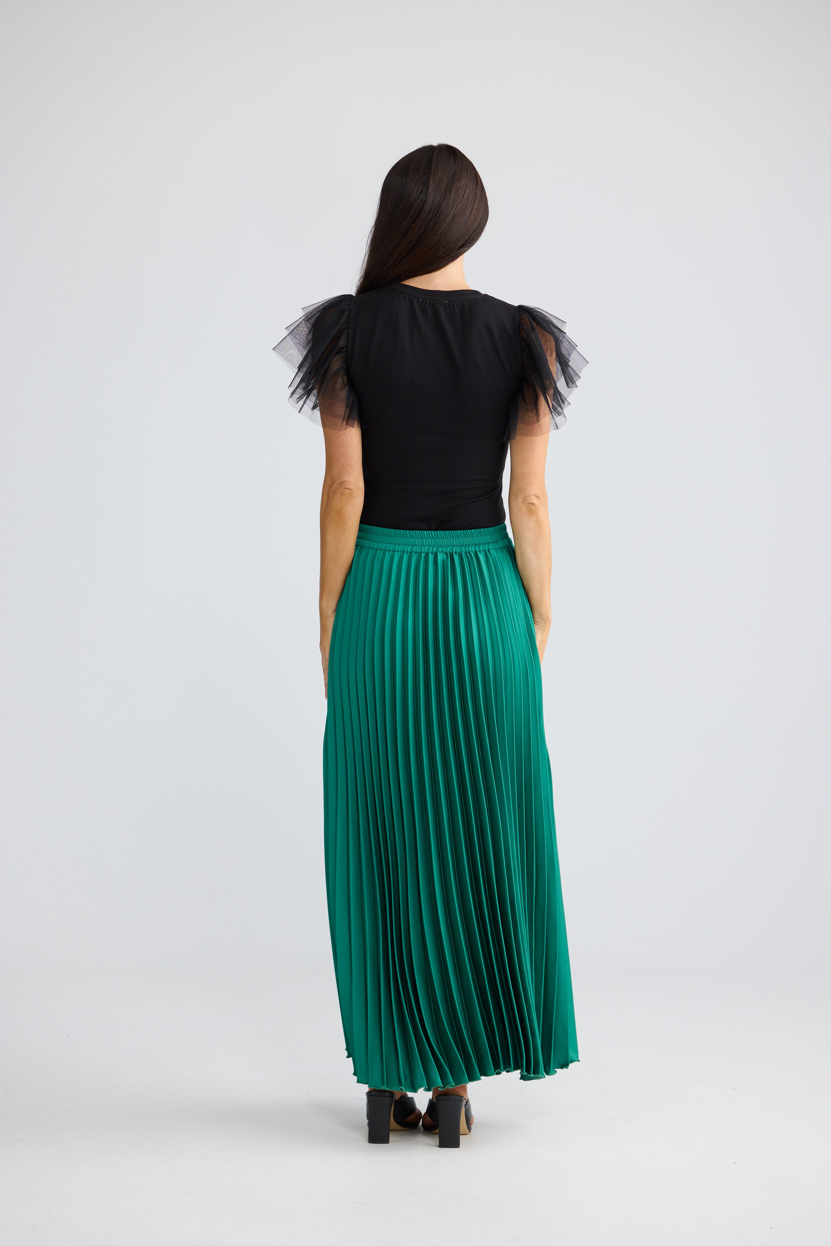 Alias Pleated Skirt - Jade