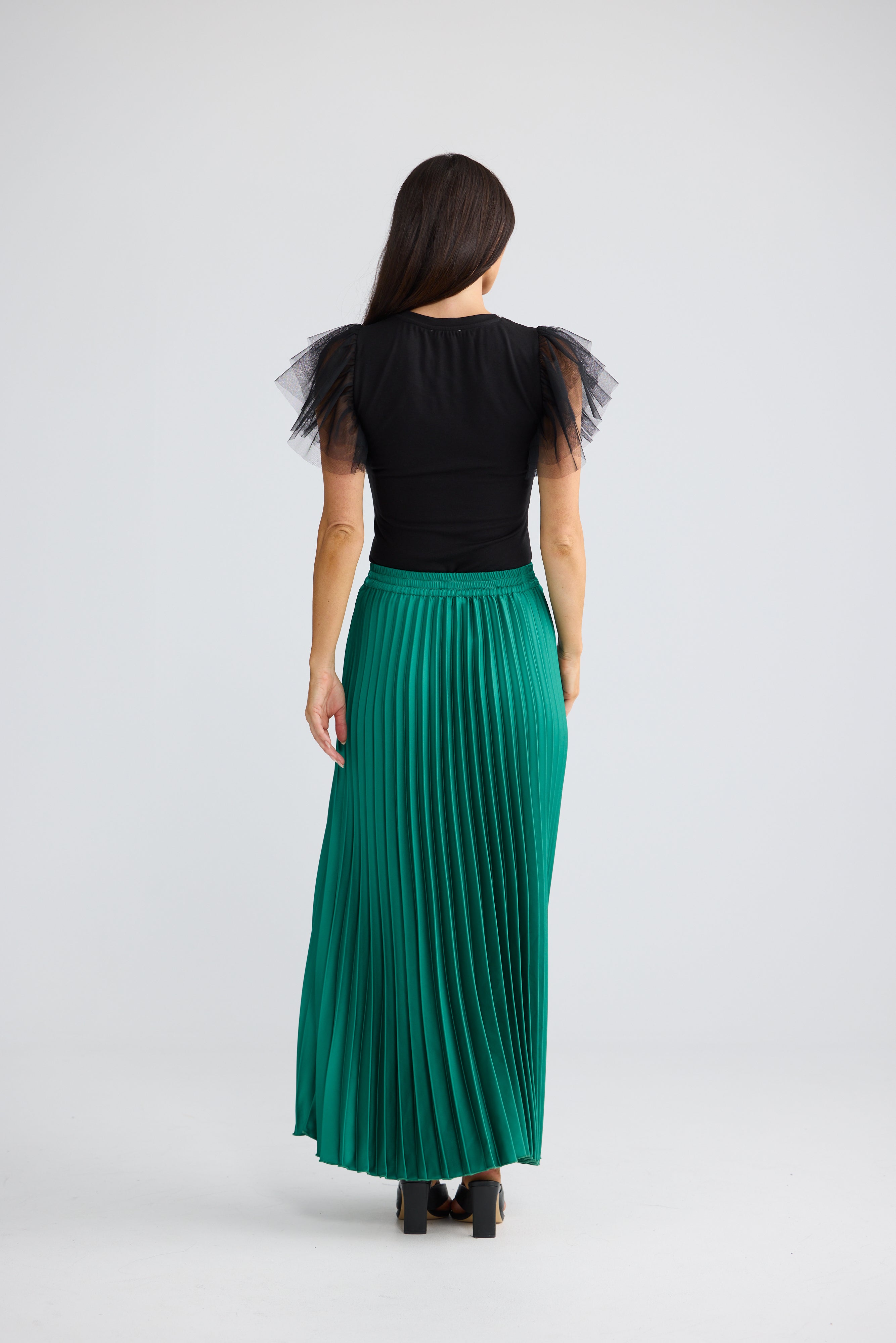 Alias Pleated Skirt - Jade