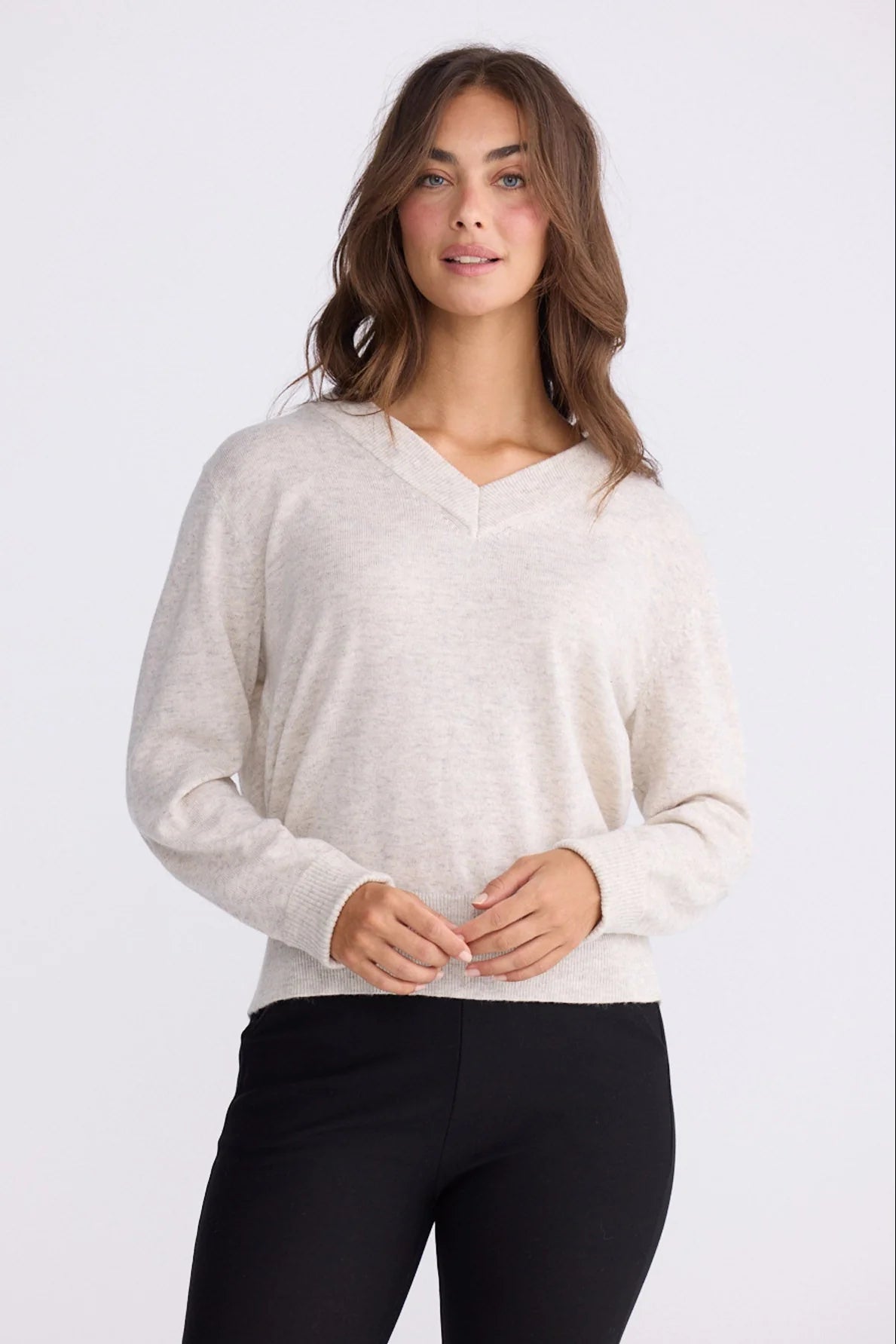 Gwen Knit - Ivory Marle