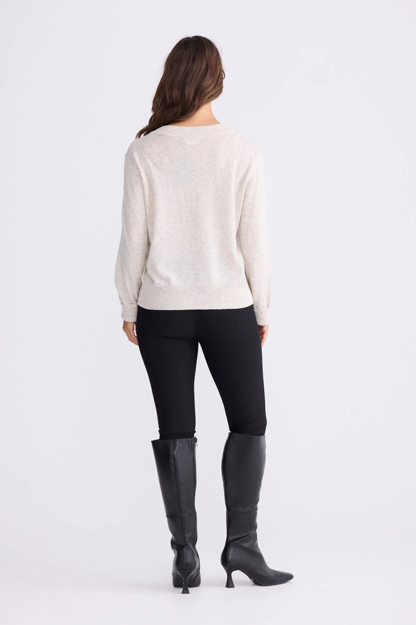 Gwen Knit - Ivory Marle