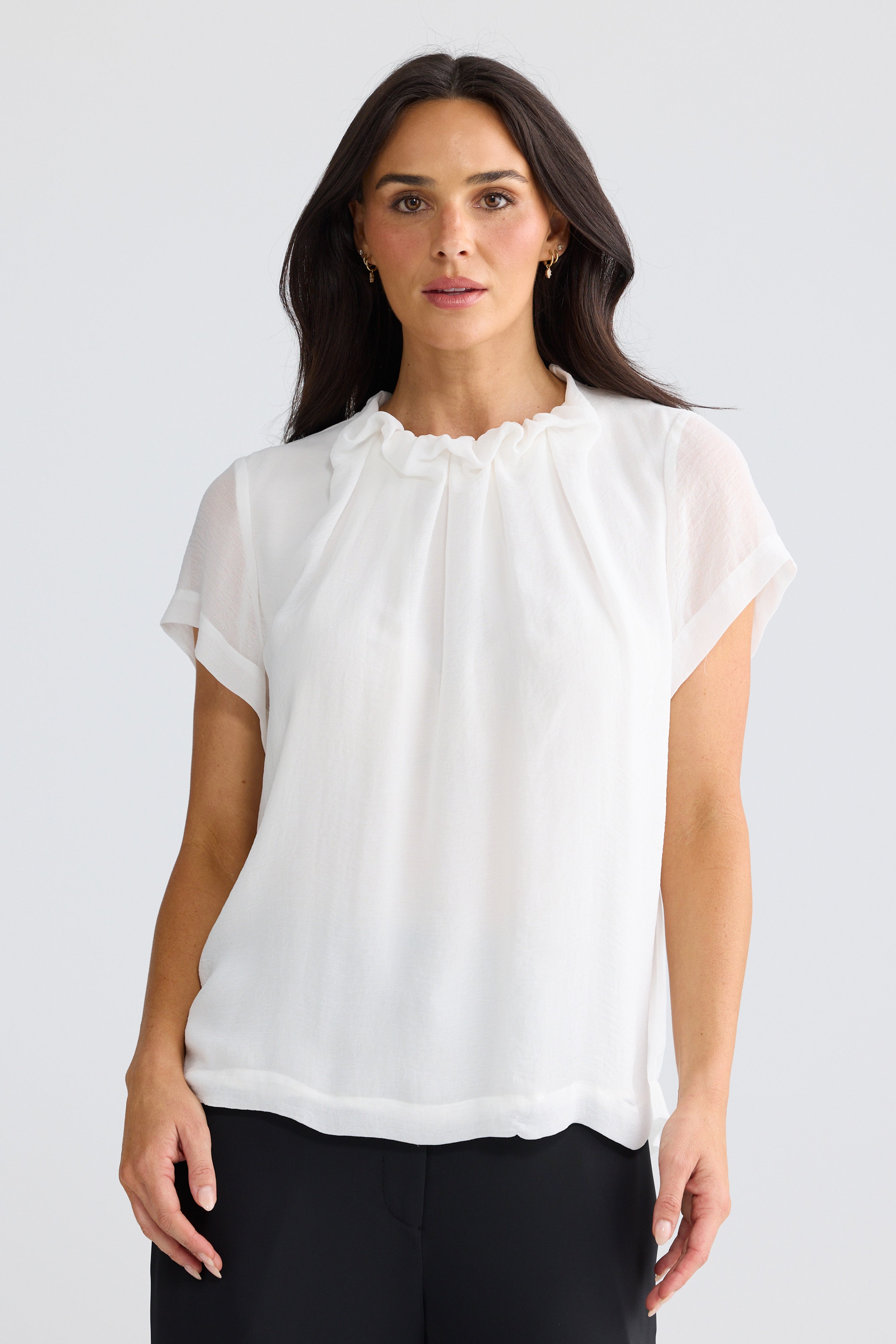 Carina Blouse - White
