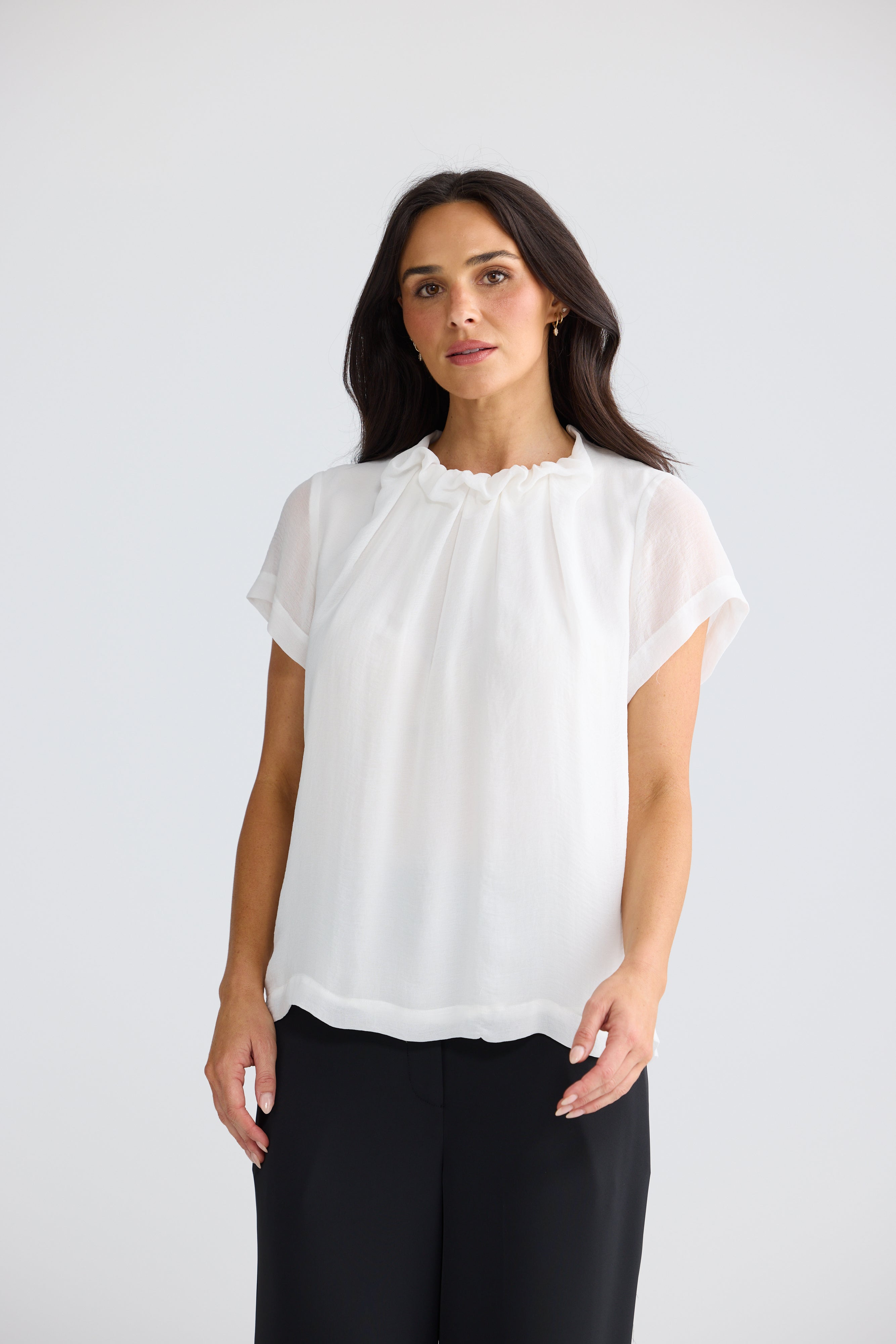 Carina Blouse - White