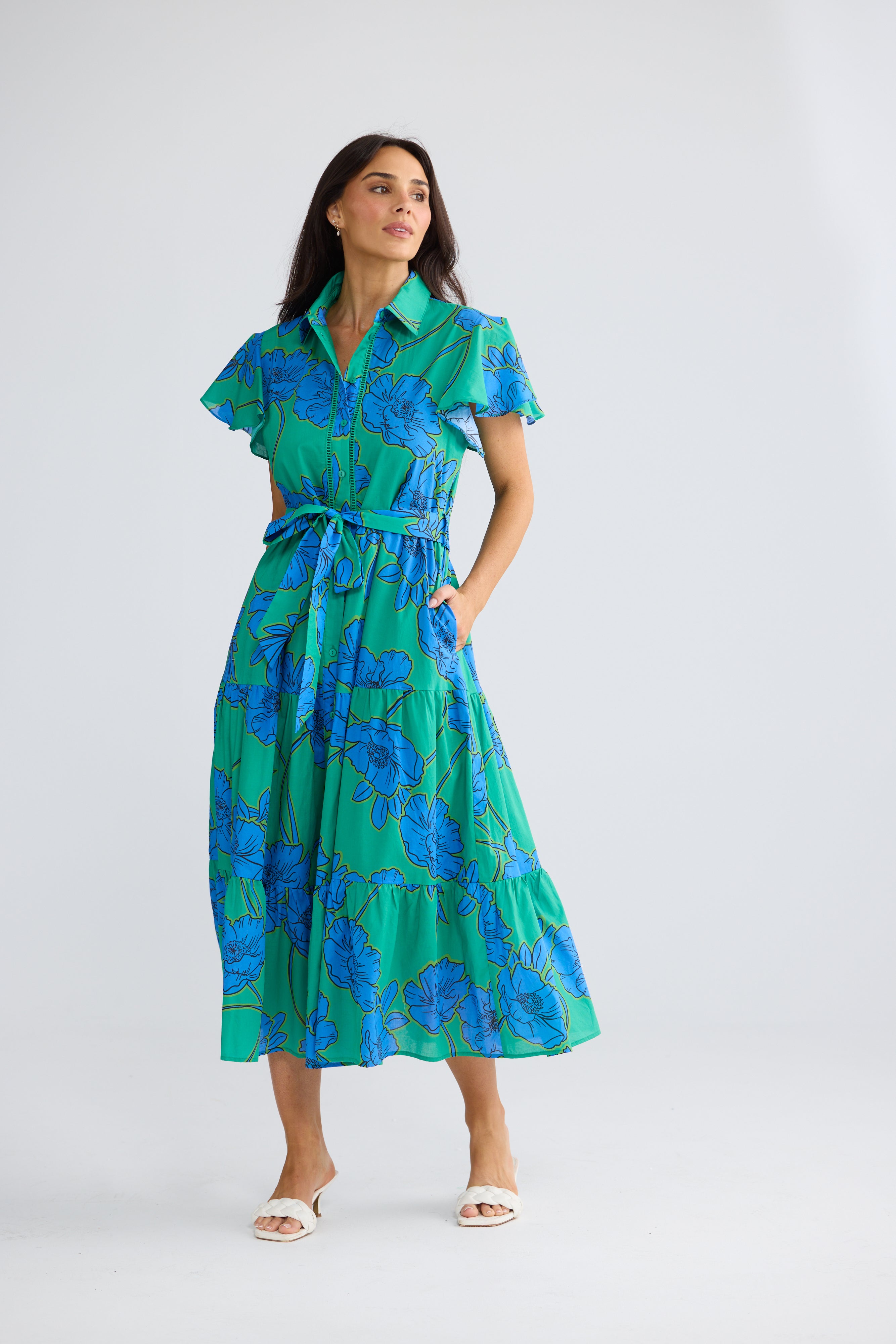 Alice Short Sleeve Dress - Bloomsbury Floral
