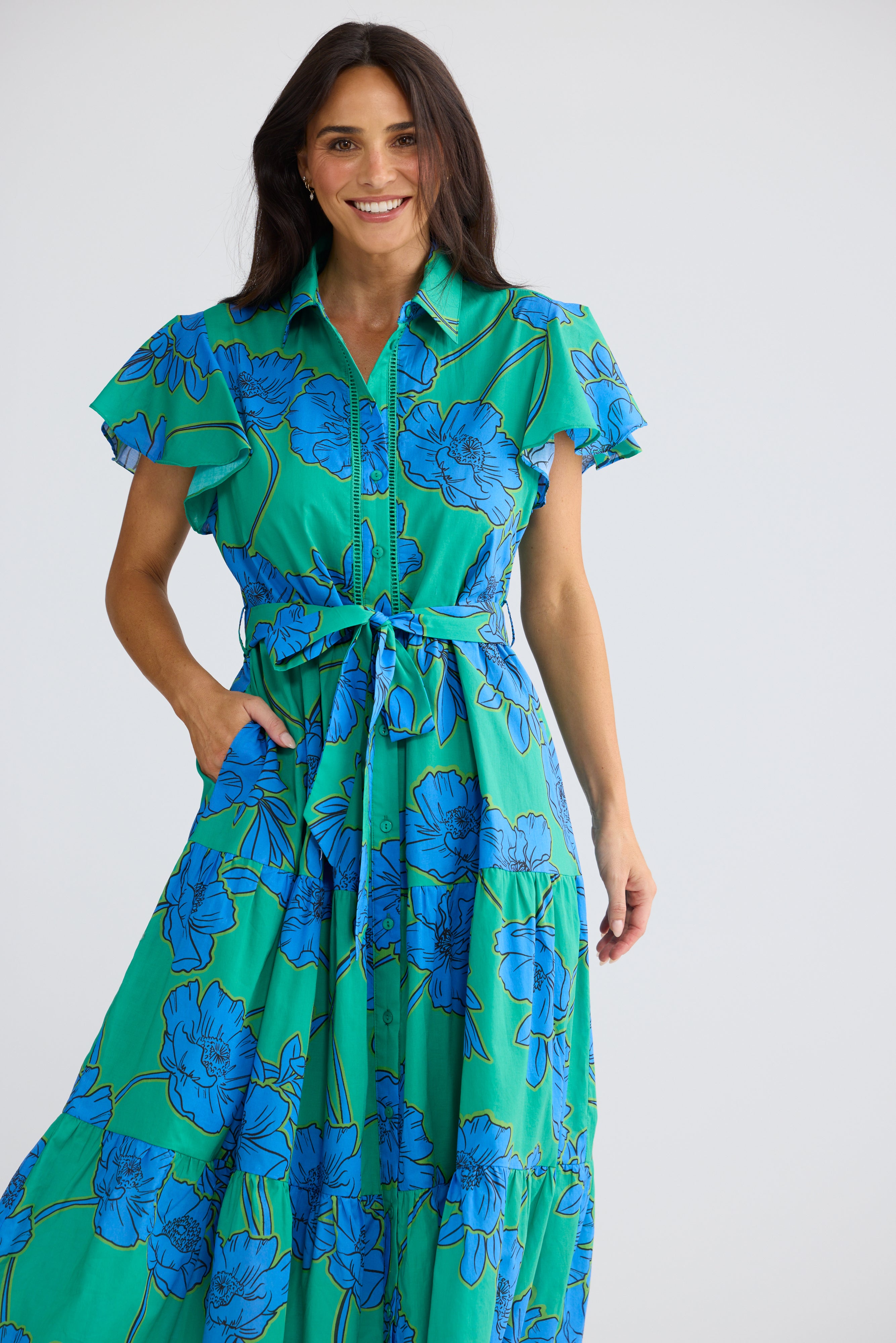 Alice Short Sleeve Dress - Bloomsbury Floral
