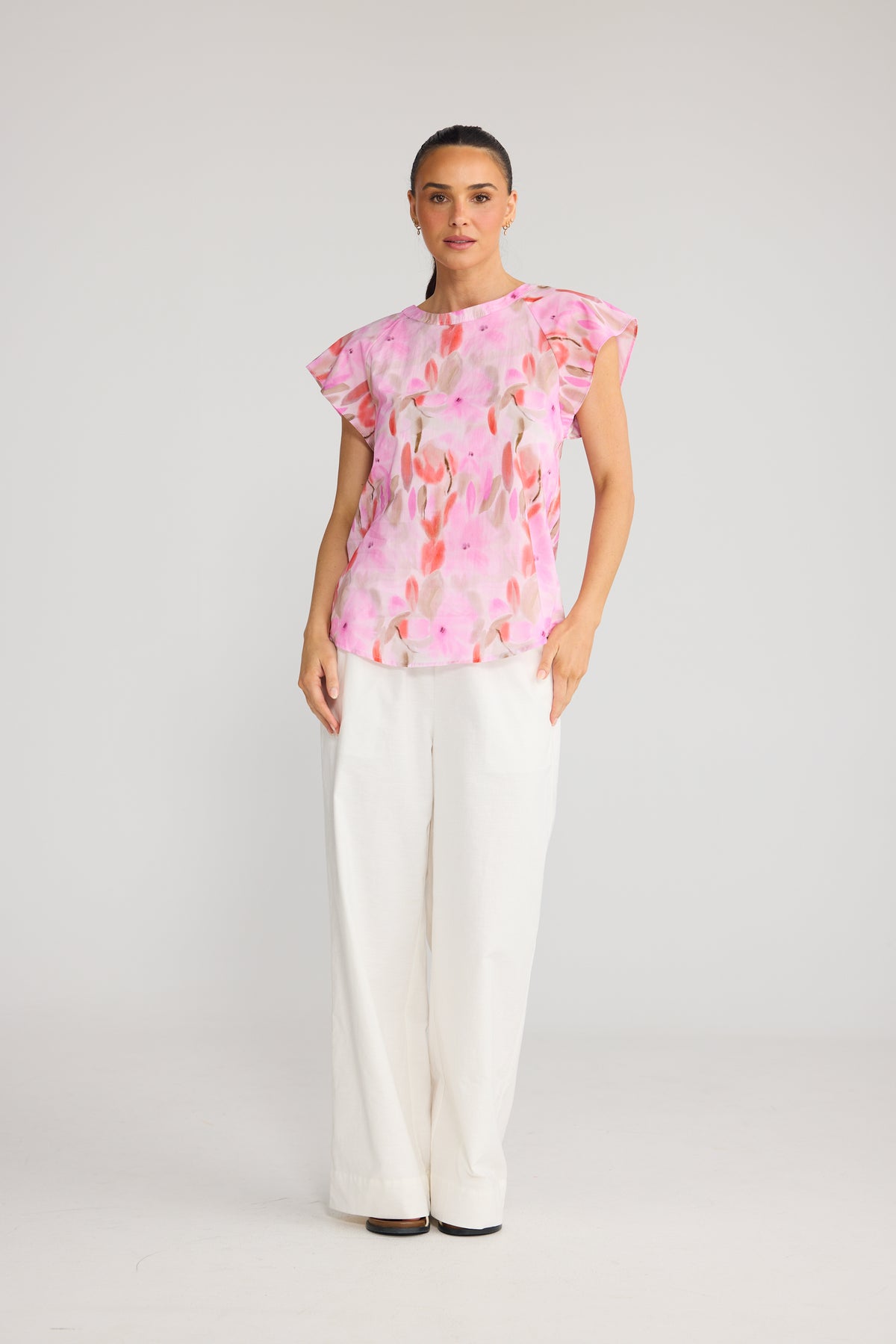 Brave & True Boulevard Top - Sugar Blossom, view 2