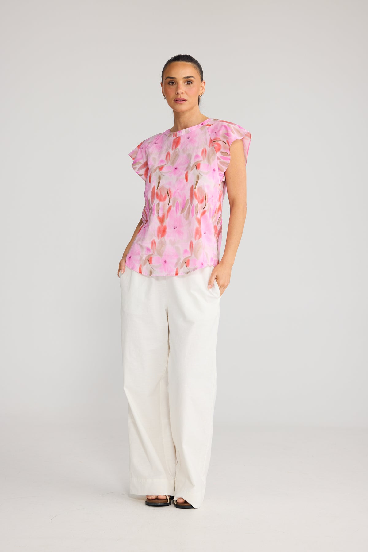Brave & True Boulevard Top - Sugar Blossom, view 4