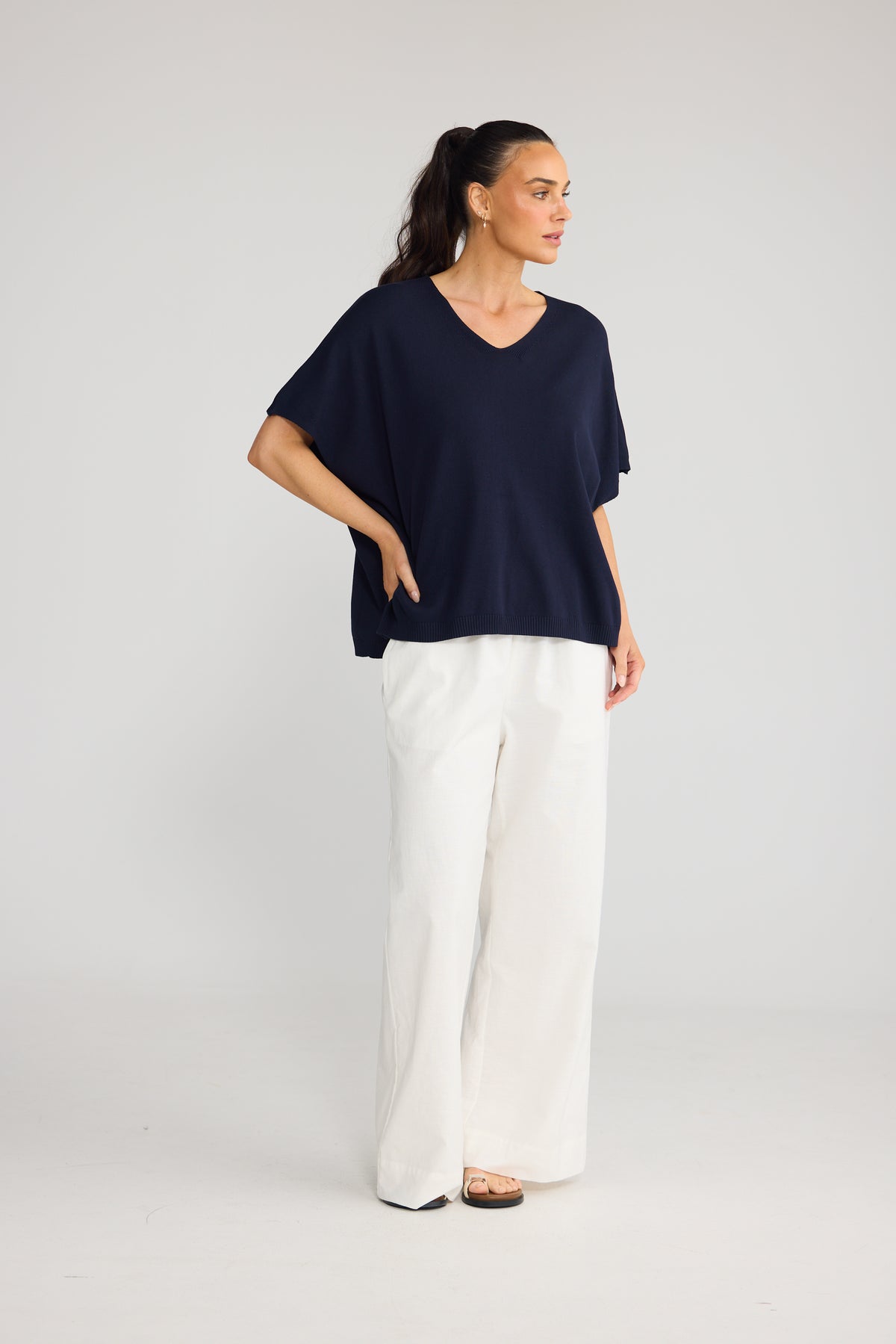 Brave & True Addie Knit - Navy, view 5