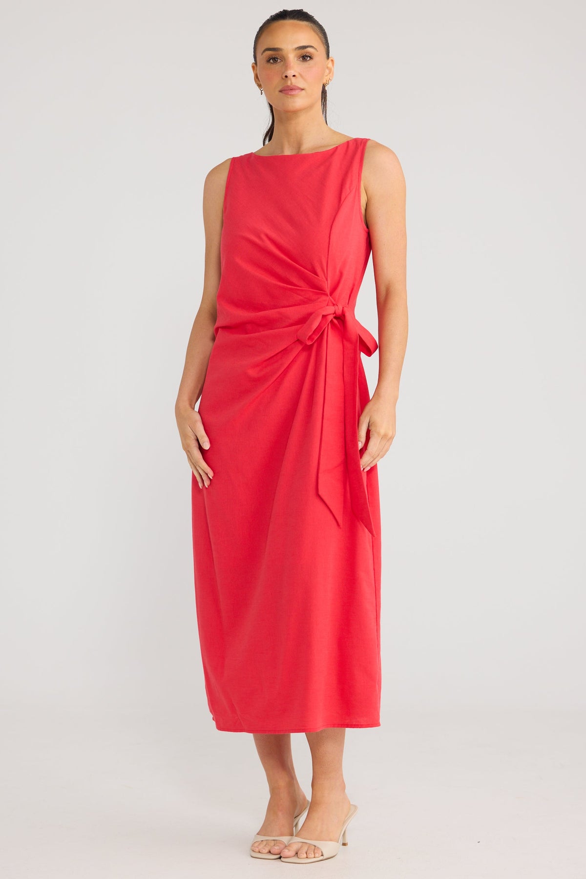 Brave & True Candice Dress - Coral
