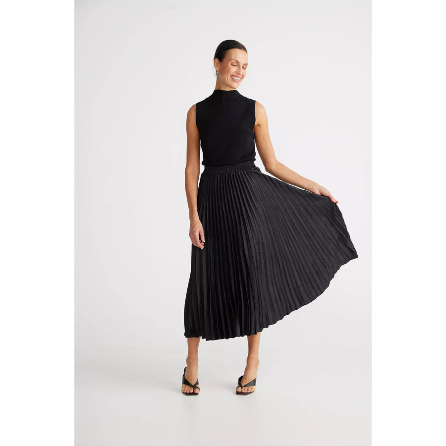 Alias Pleated Skirt - Black