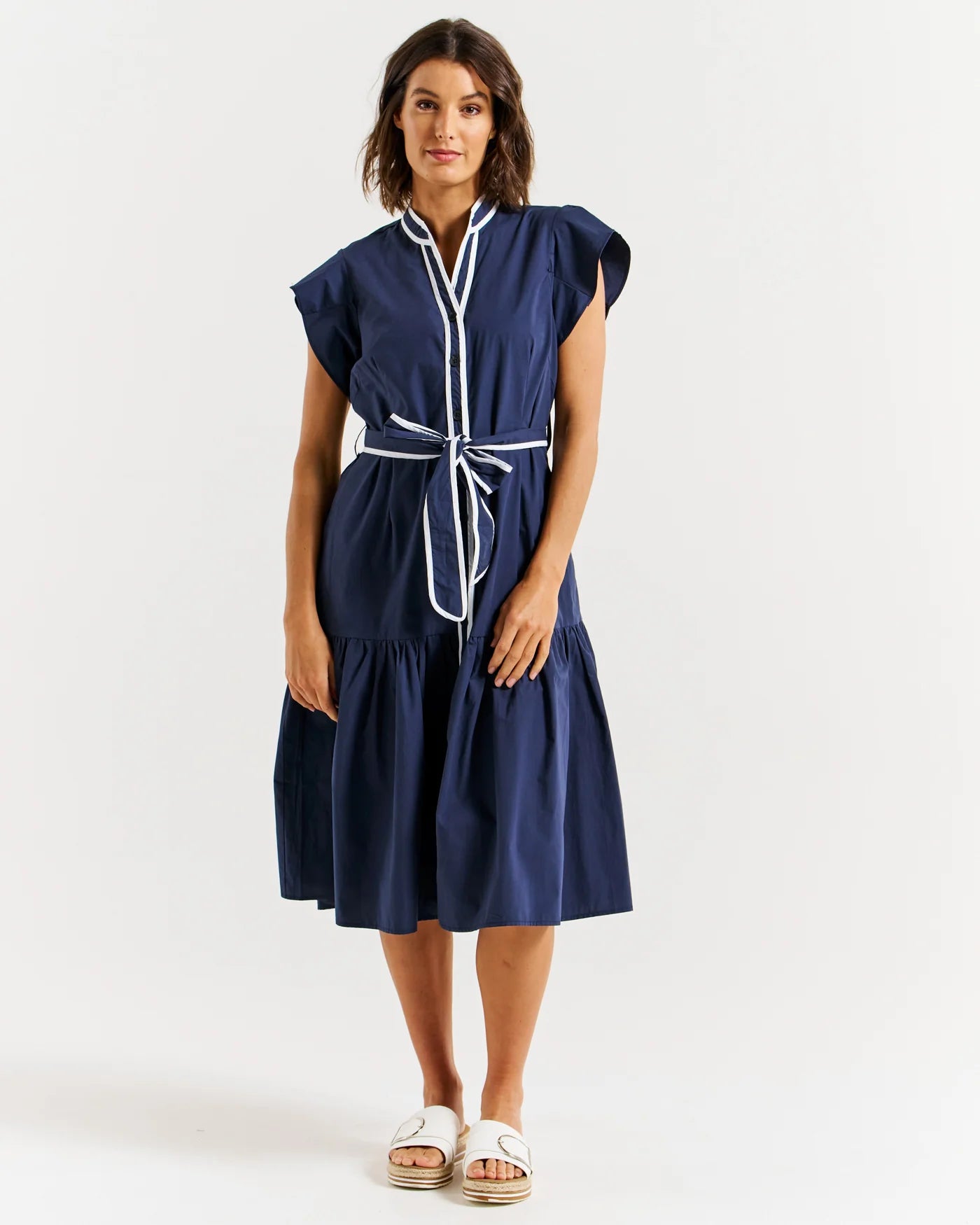 Mari Dress - Navy