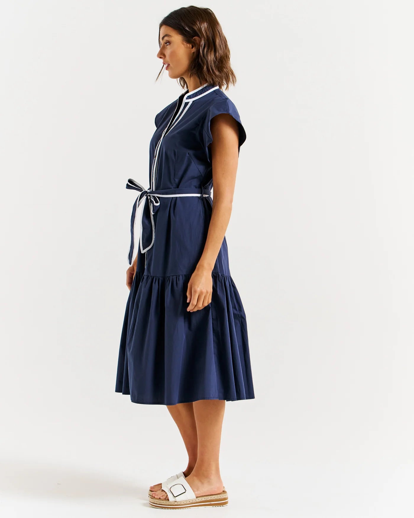 Mari Dress - Navy