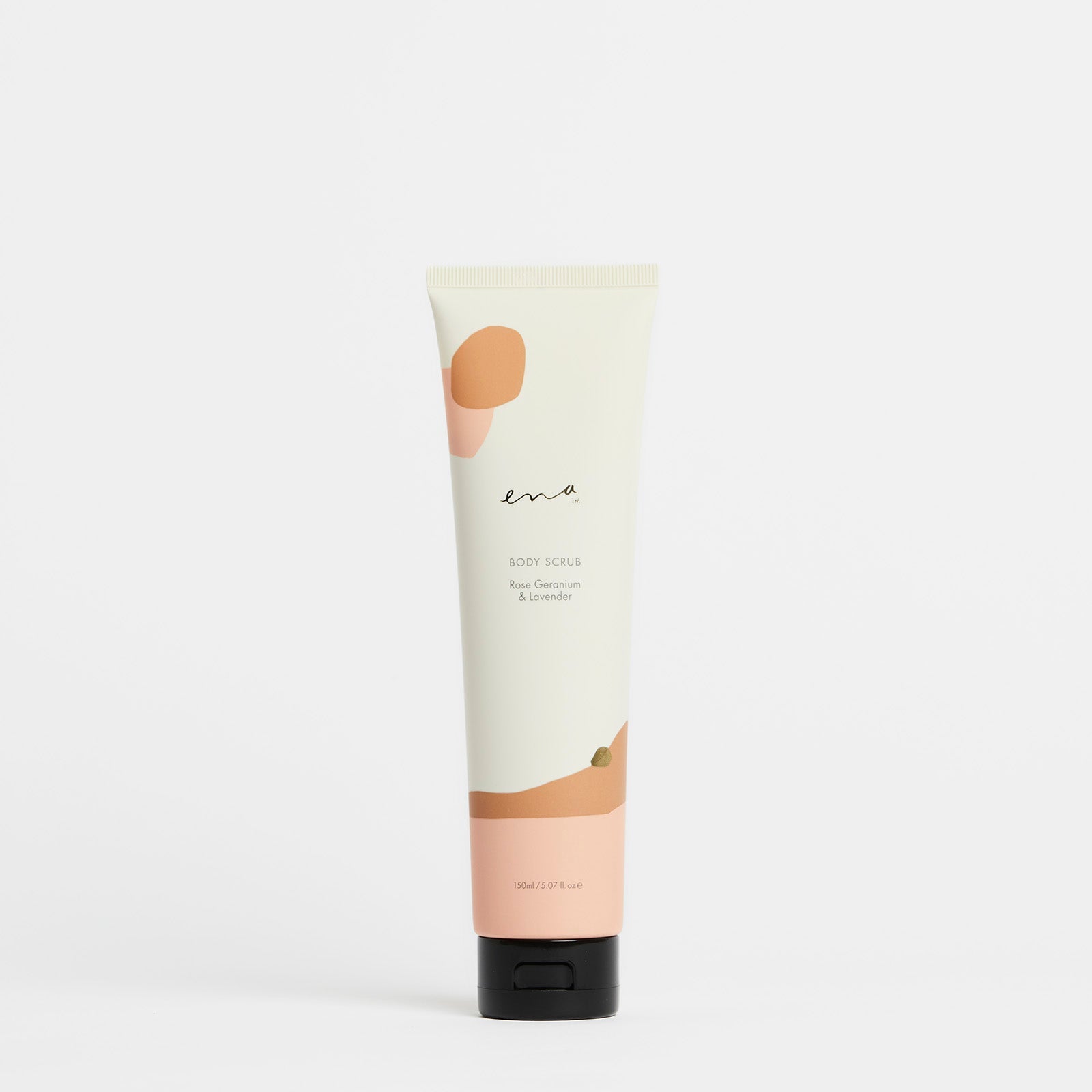 ena products Body Scrub in Rose Geranium & Lavender, 150ml, product view