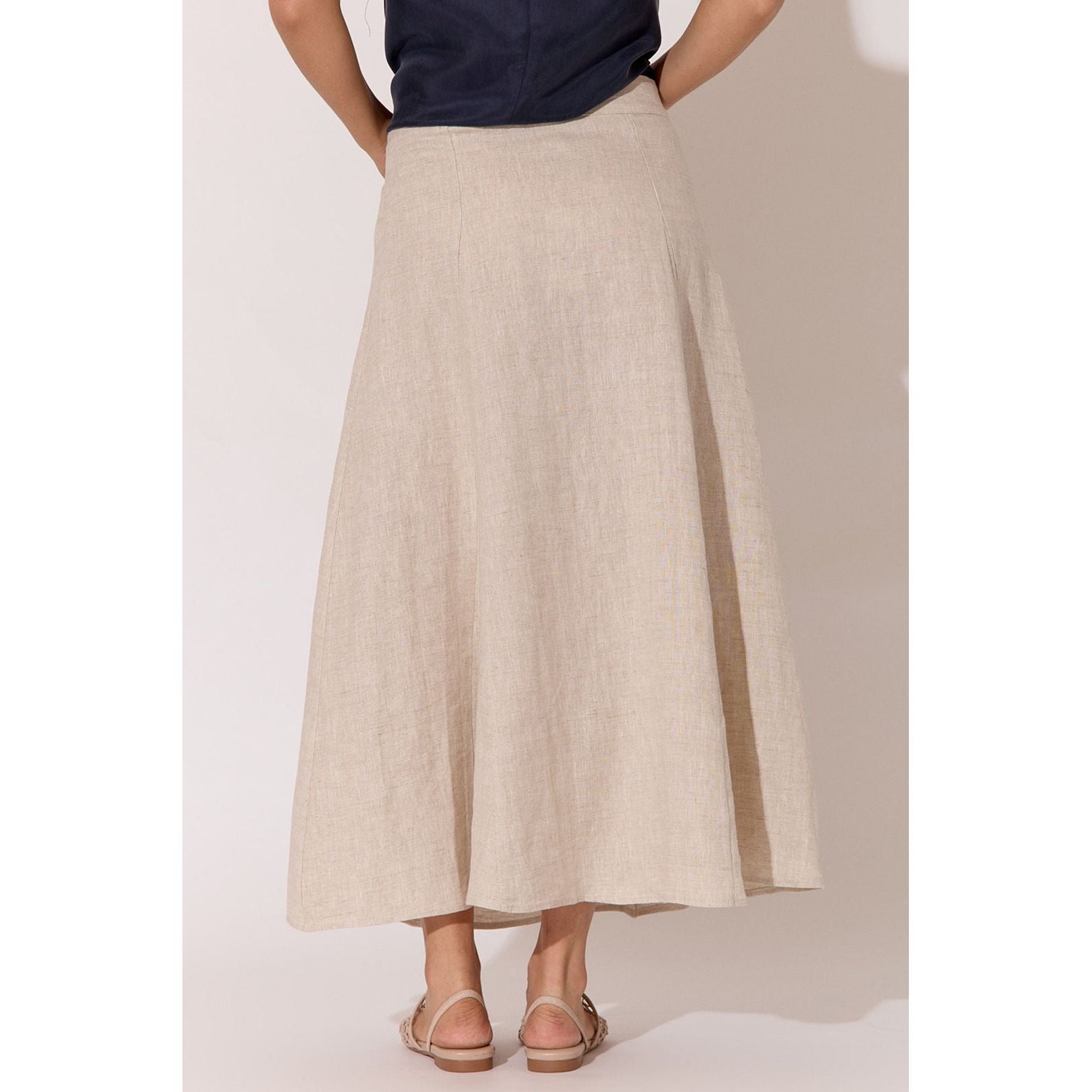 Fae Linen Skirt - Natural