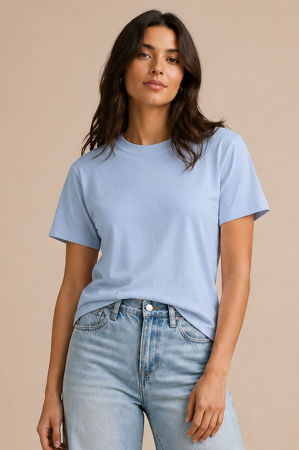 Cotton Tee - Blue