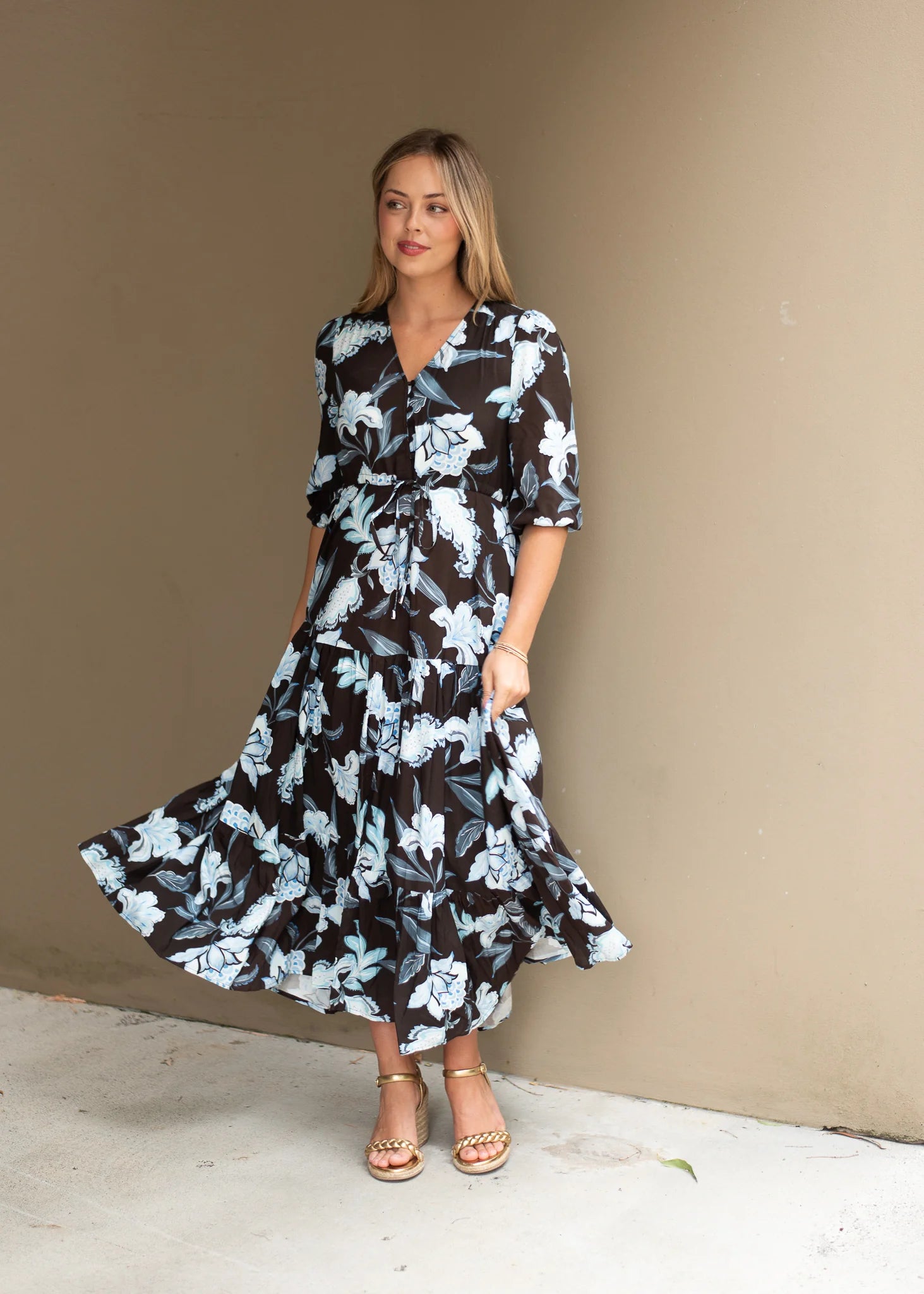 Selma Maxi Dress - Venice Floral