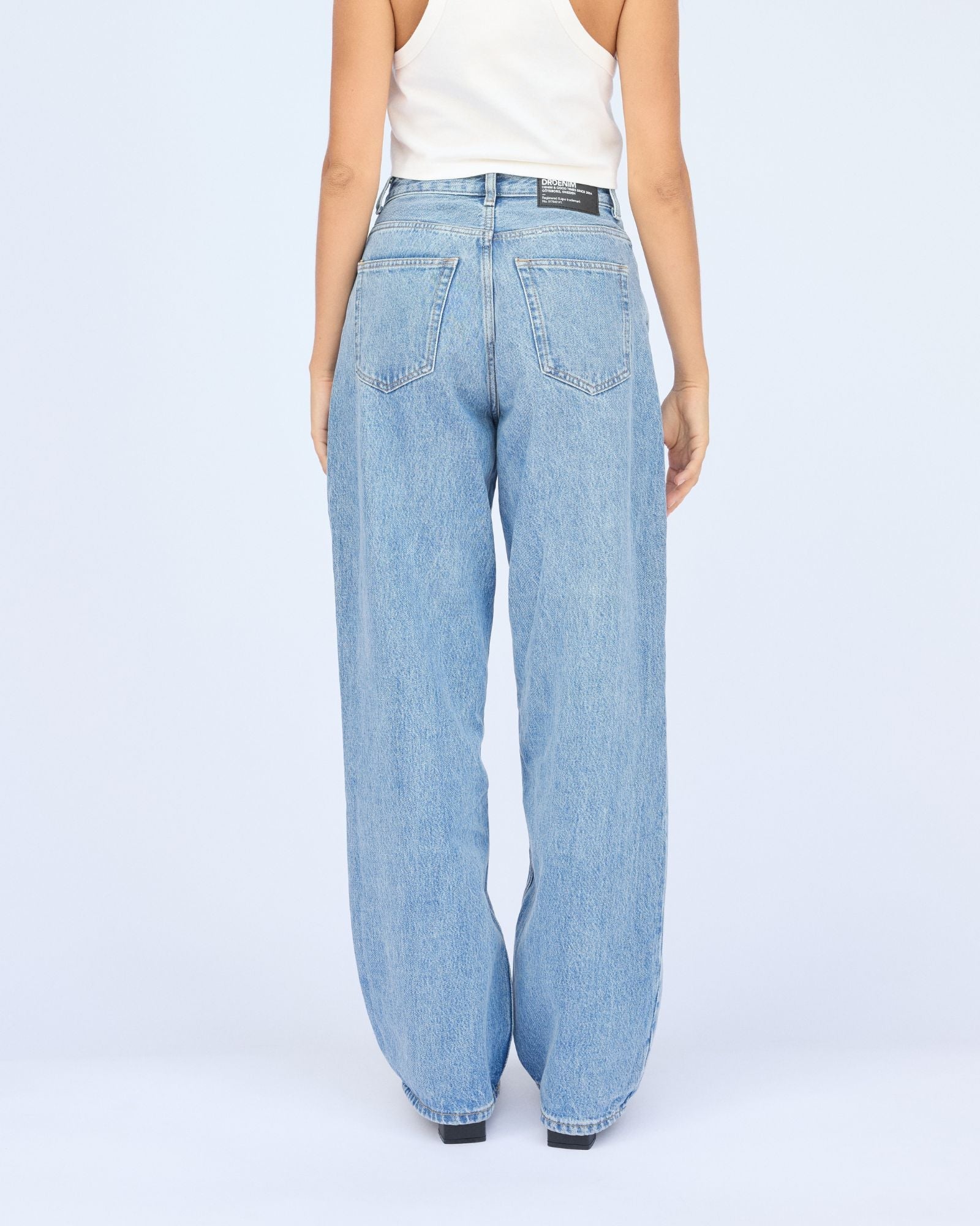 Donna Baggy Jeans - Stream Sky Retro