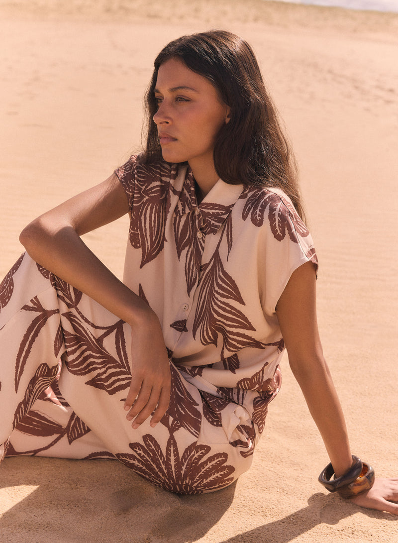 Esmaee Dune Shirt - Dune, side view