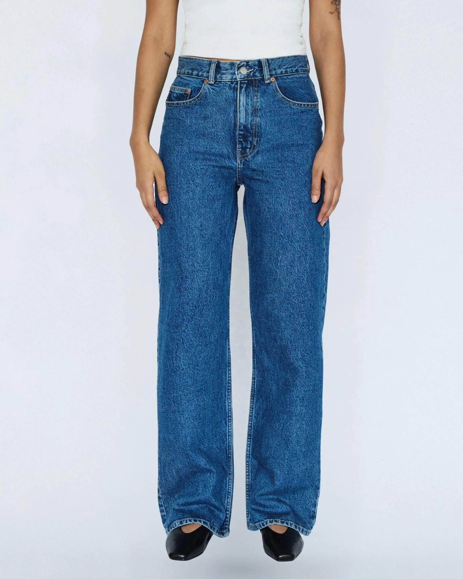 Echo Straight Jeans - Bay Mid Retro