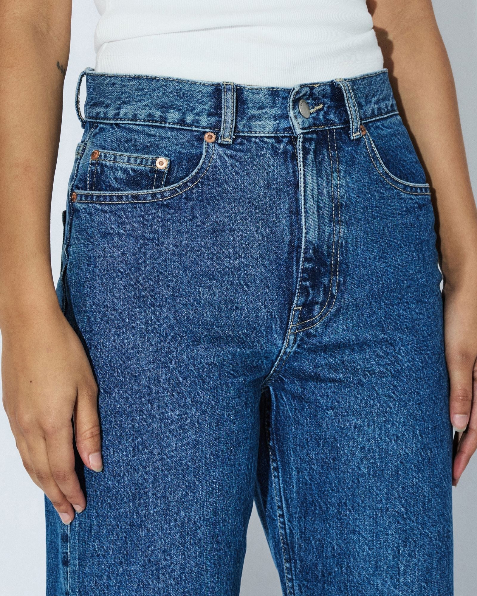 Echo Straight Jeans - Bay Mid Retro