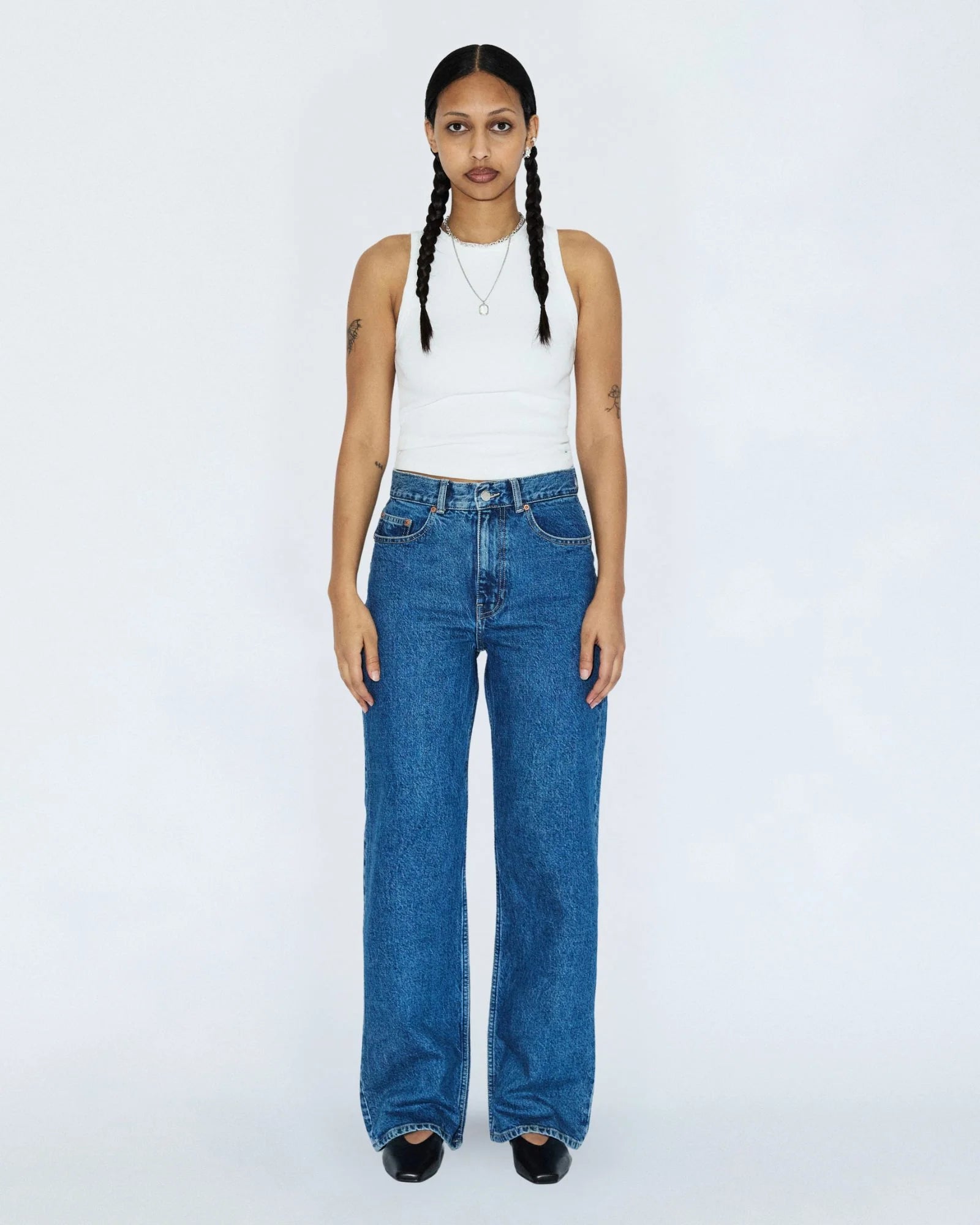 Echo Straight Jeans - Bay Mid Retro