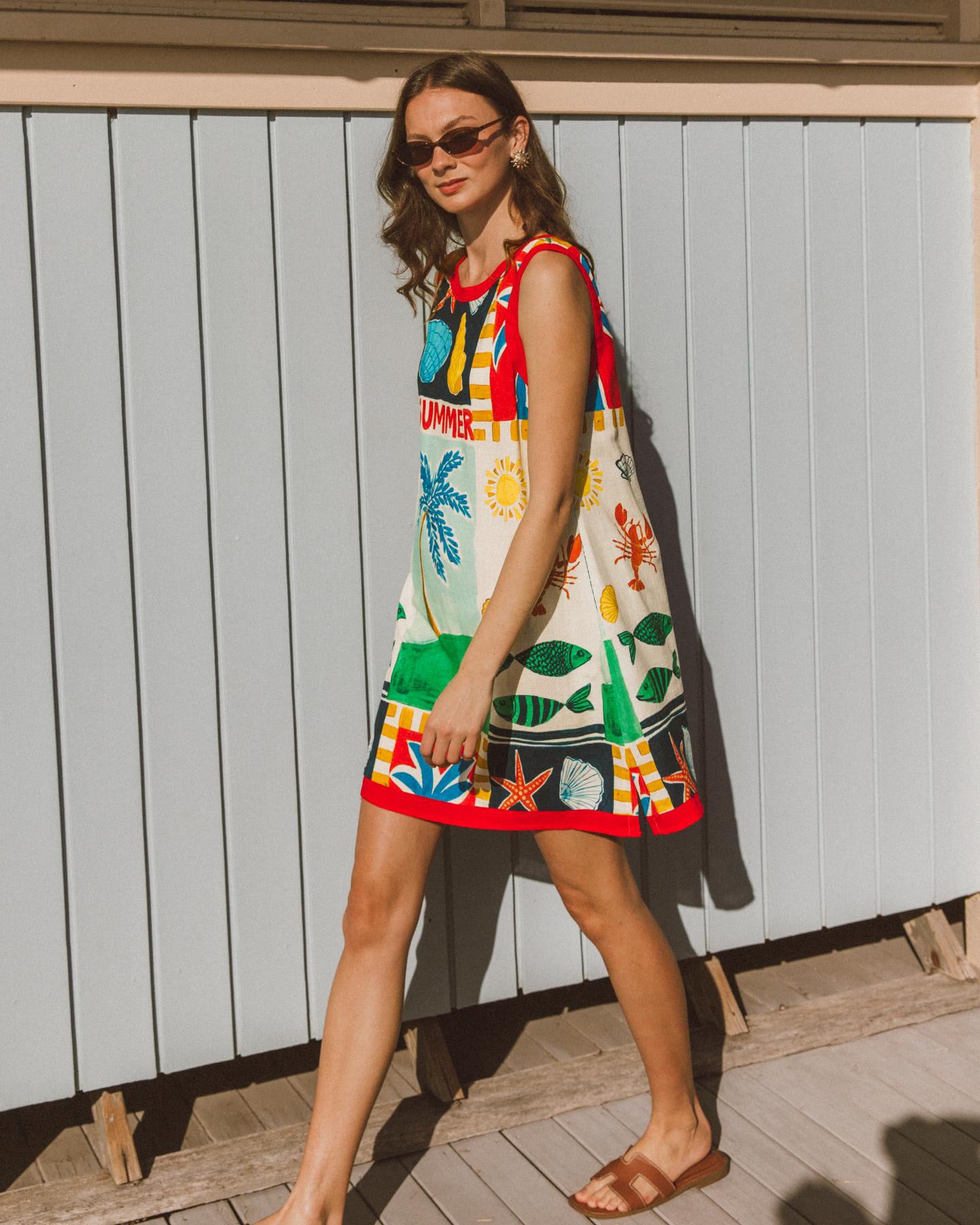 Soleil Summer Dress- Print