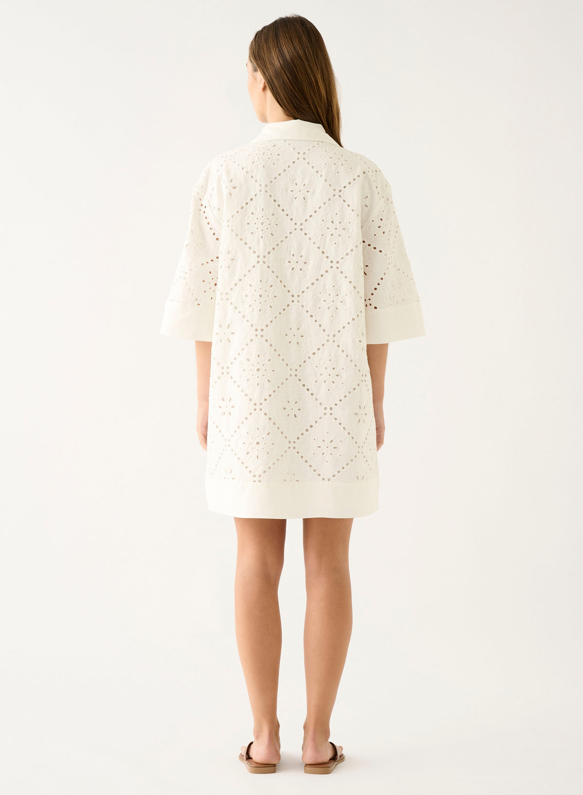 Artisan Embroidery Dress - Off White