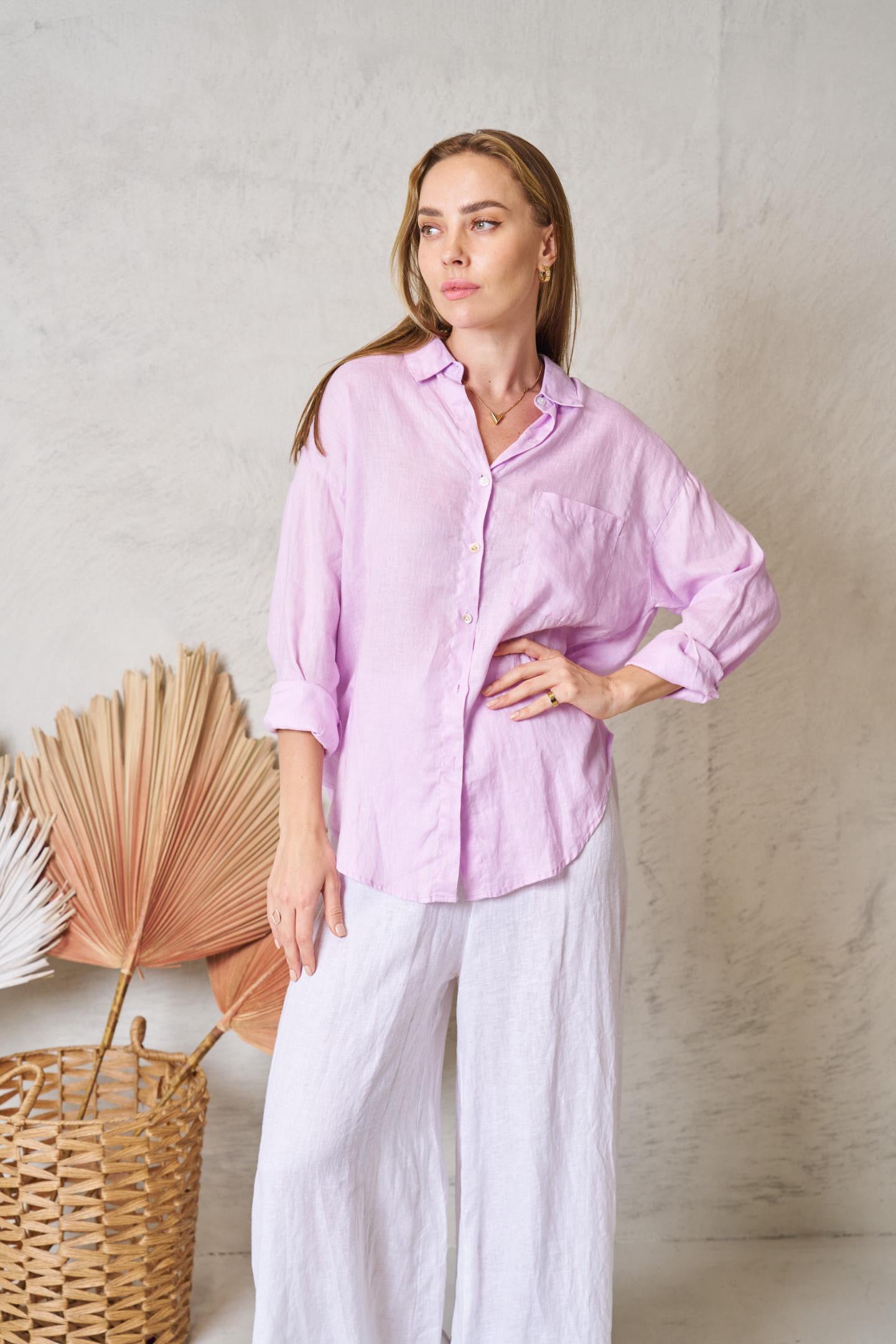 Millie Shirt - Lilac