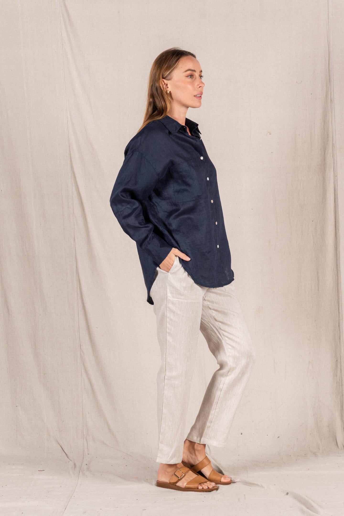 Millie Shirt - Navy