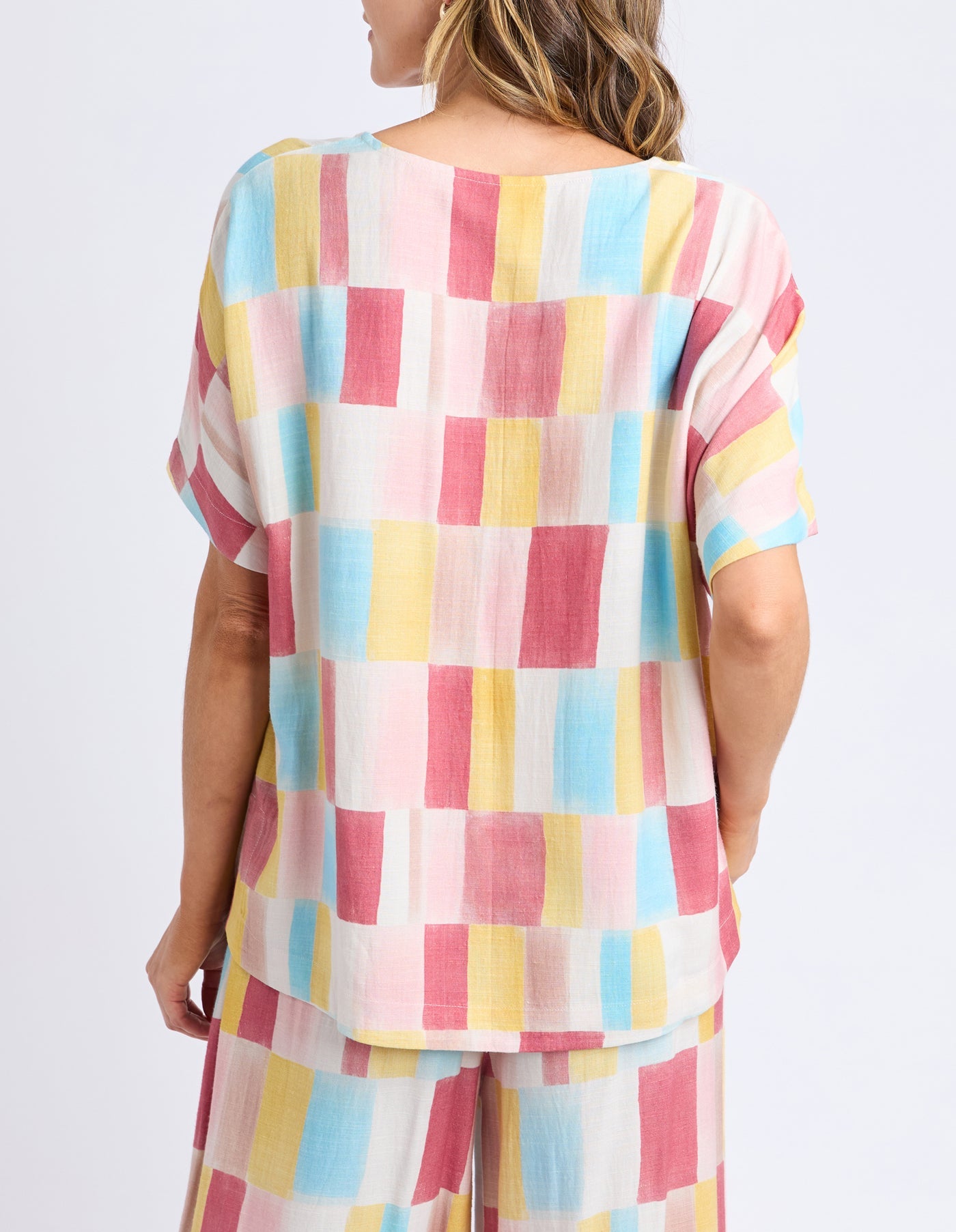 Elm Cinque Top - Cinque Terre Print