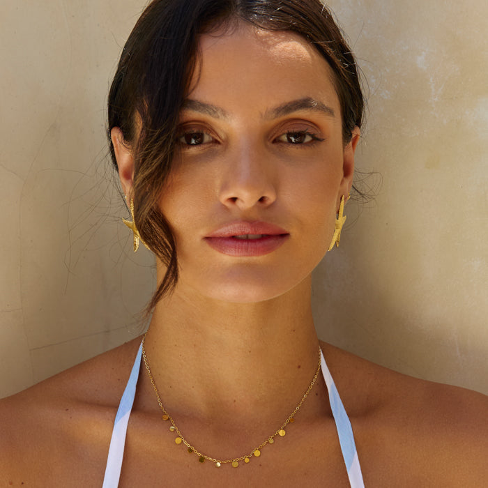 Disc Necklace - Gold