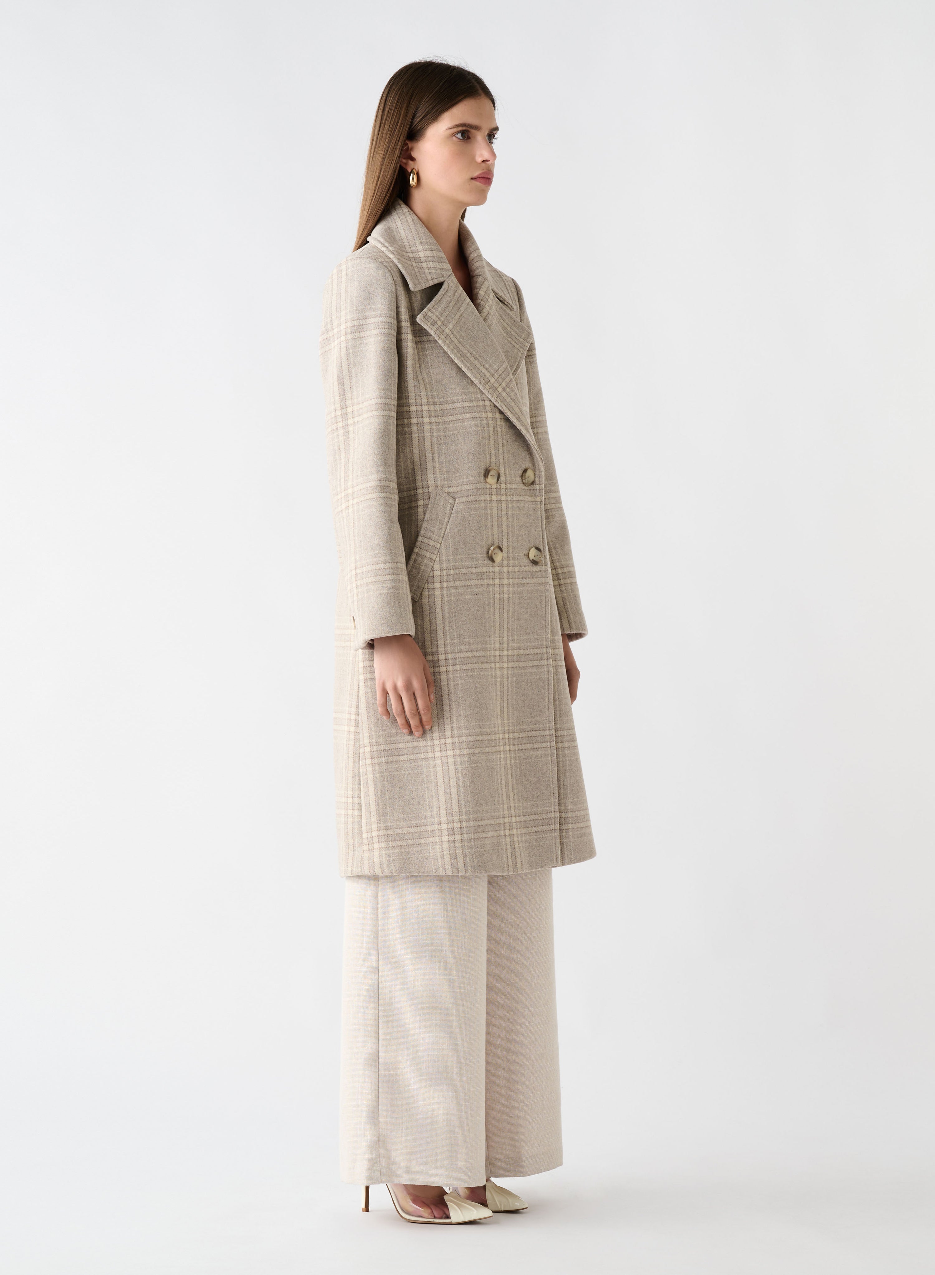 Edition Coat - Cream Check