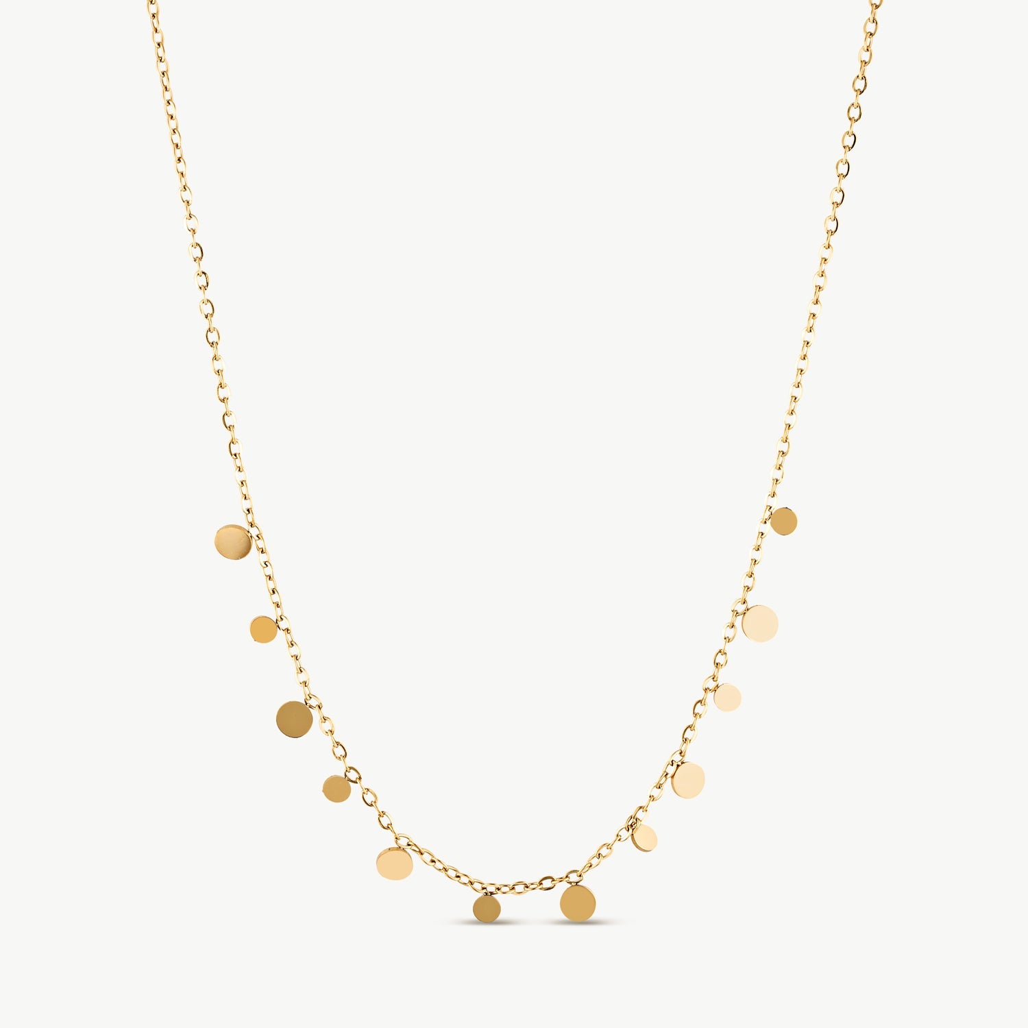 Disc Necklace - Gold