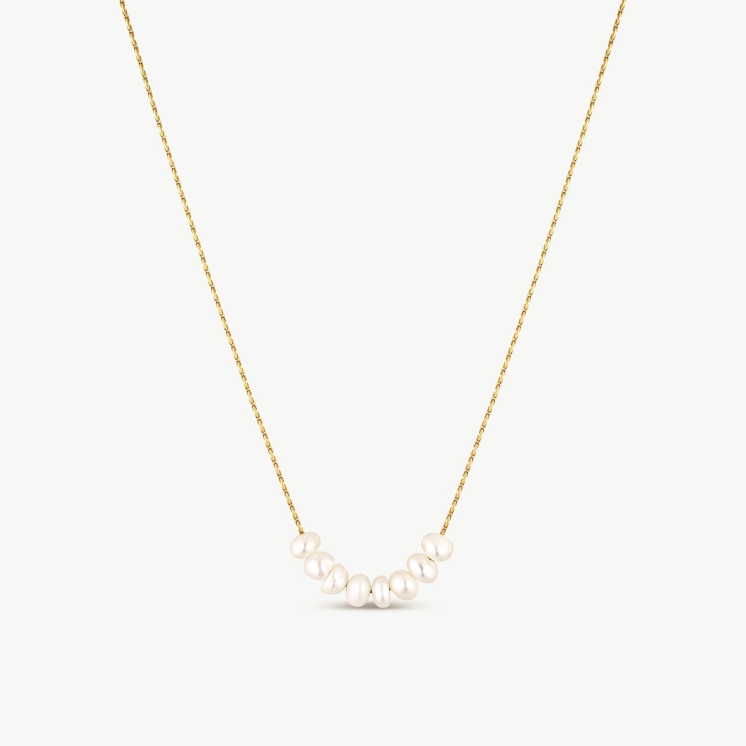 Layla Pearl Necklace - Gold